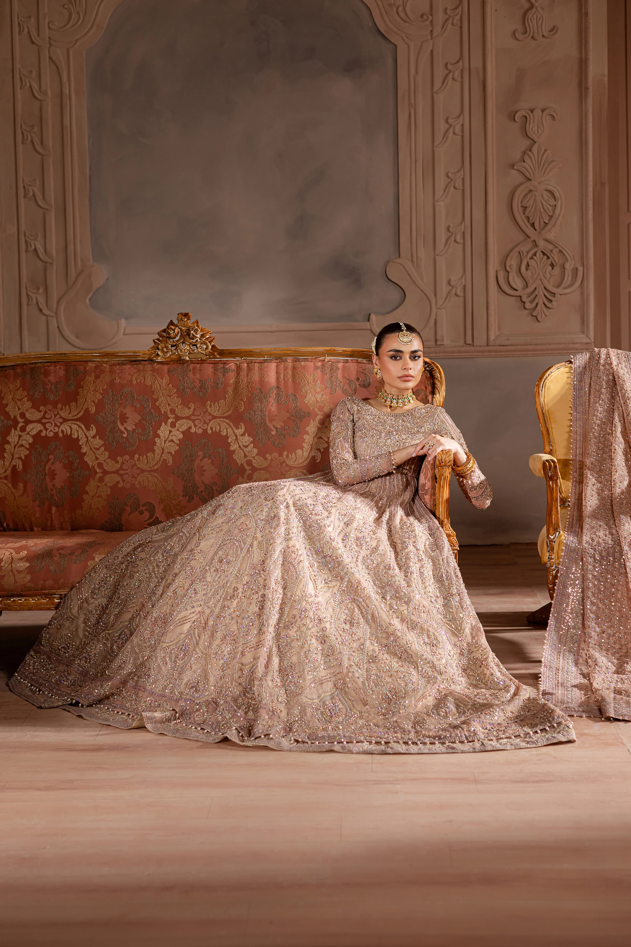 Jasmine Blush 4Pc - Bridal Dress - Image 6