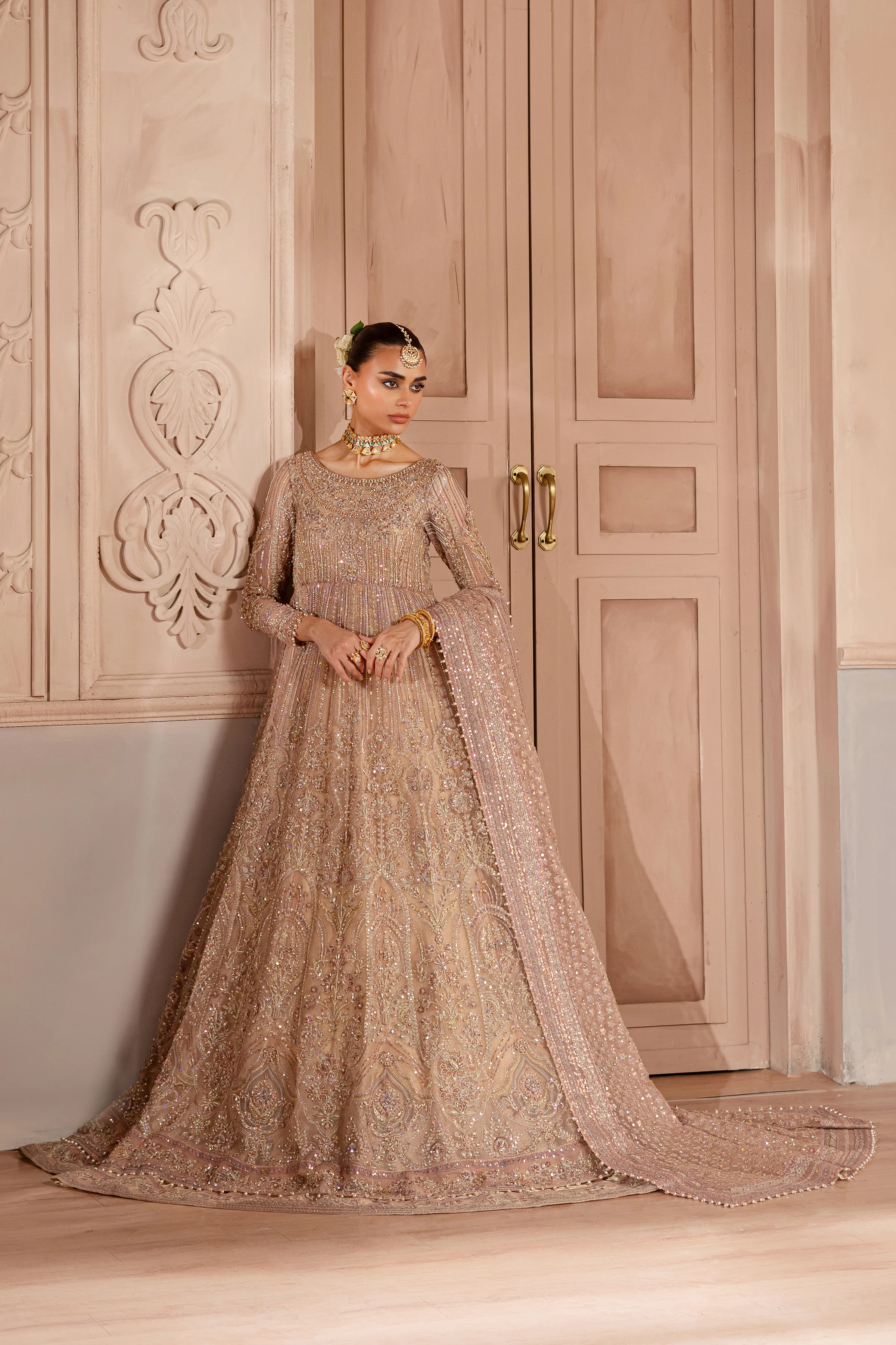 Jasmine Blush 4Pc - Bridal Dress - Image 8