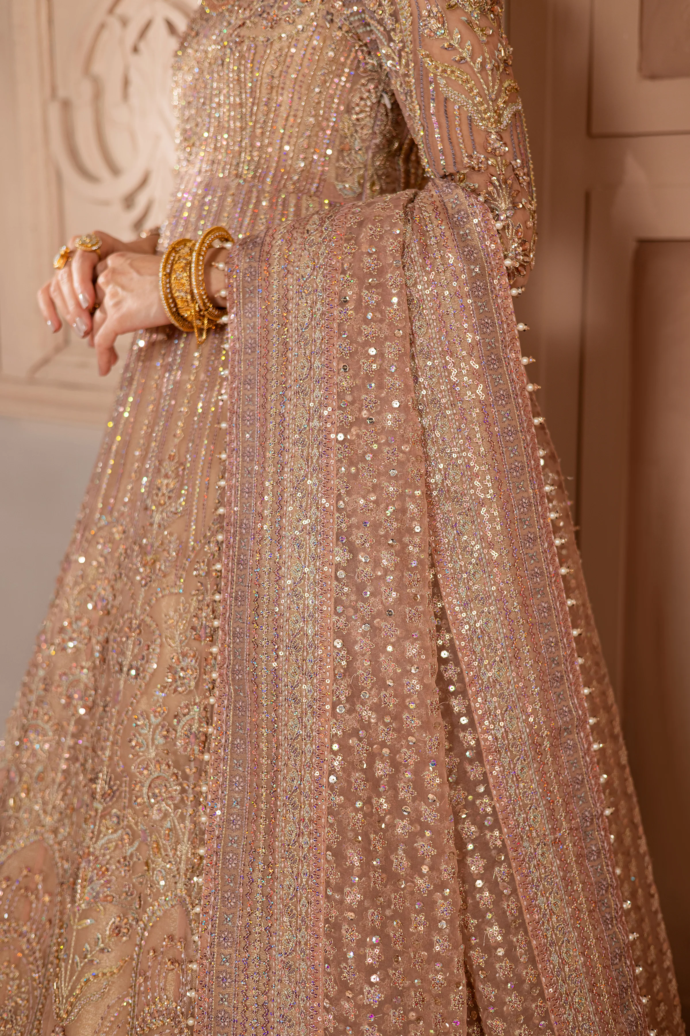Jasmine Blush 4Pc - Bridal Dress - Image 9