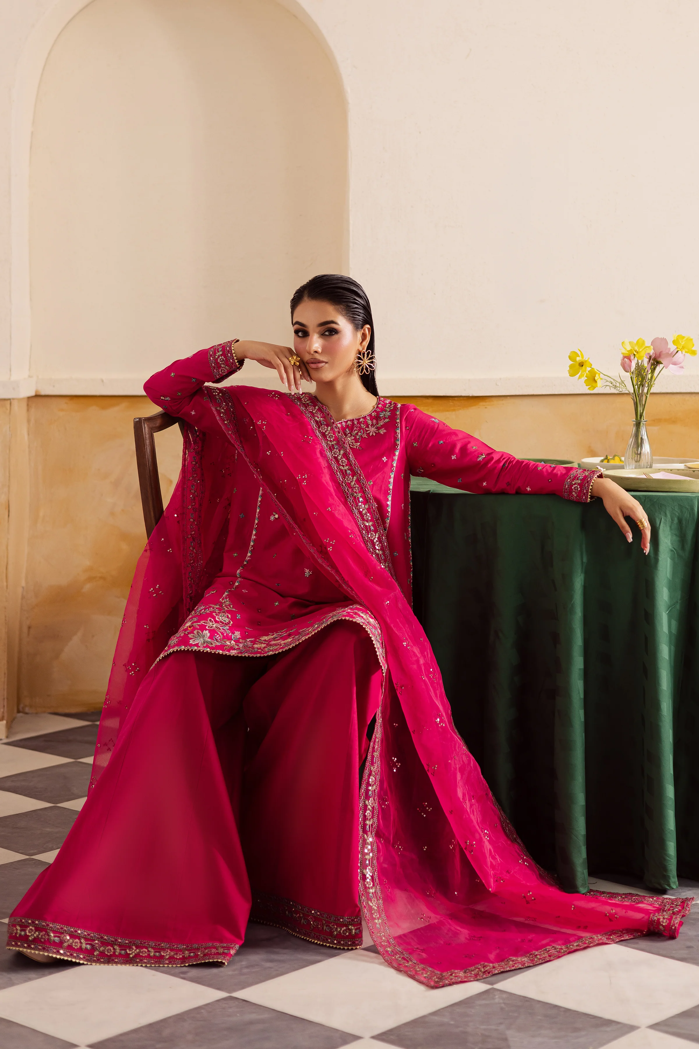 Jayden 3Pc - Embroidered Lawn Pret - Image 4
