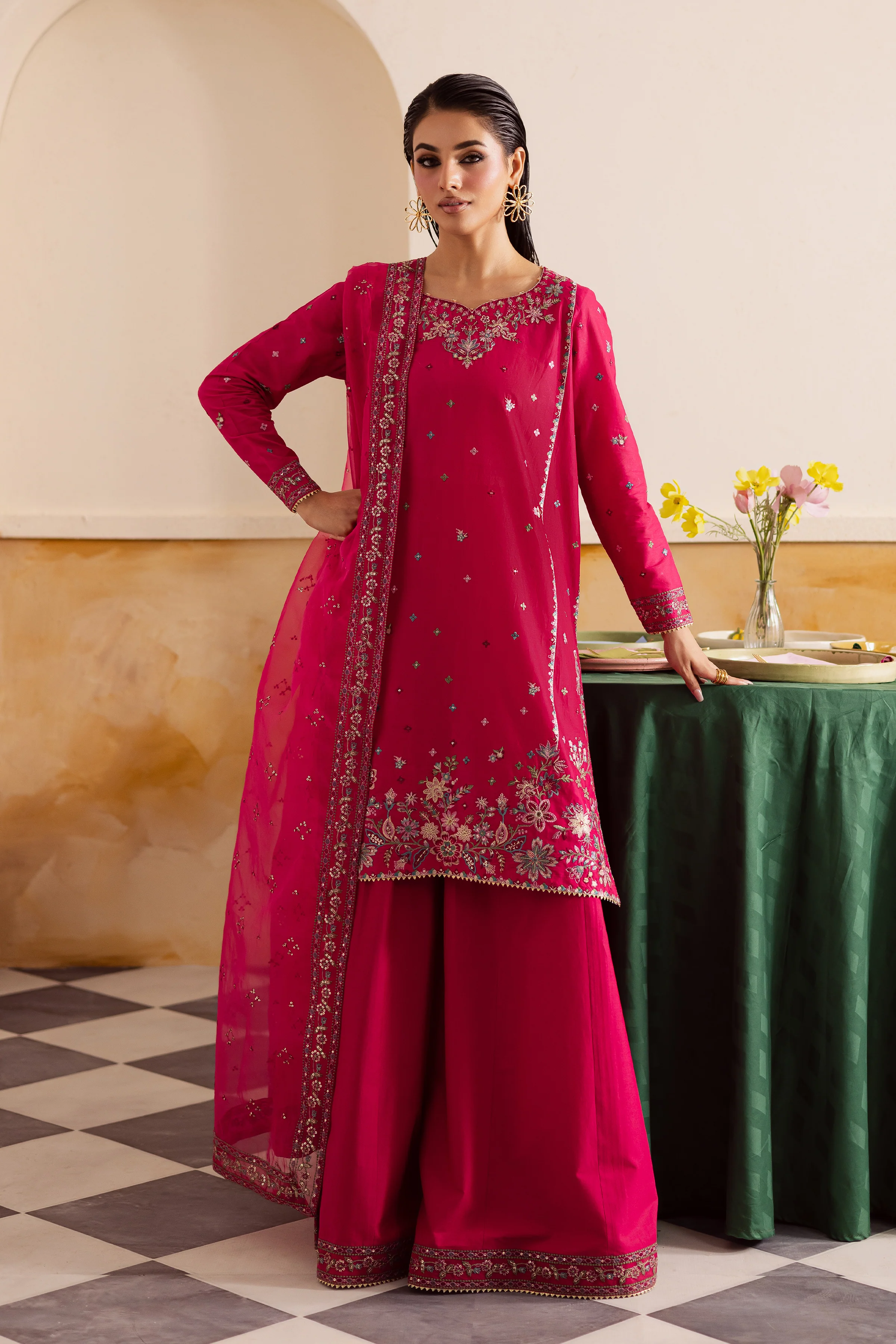 Jayden 3Pc - Embroidered Lawn Pret - Image 5