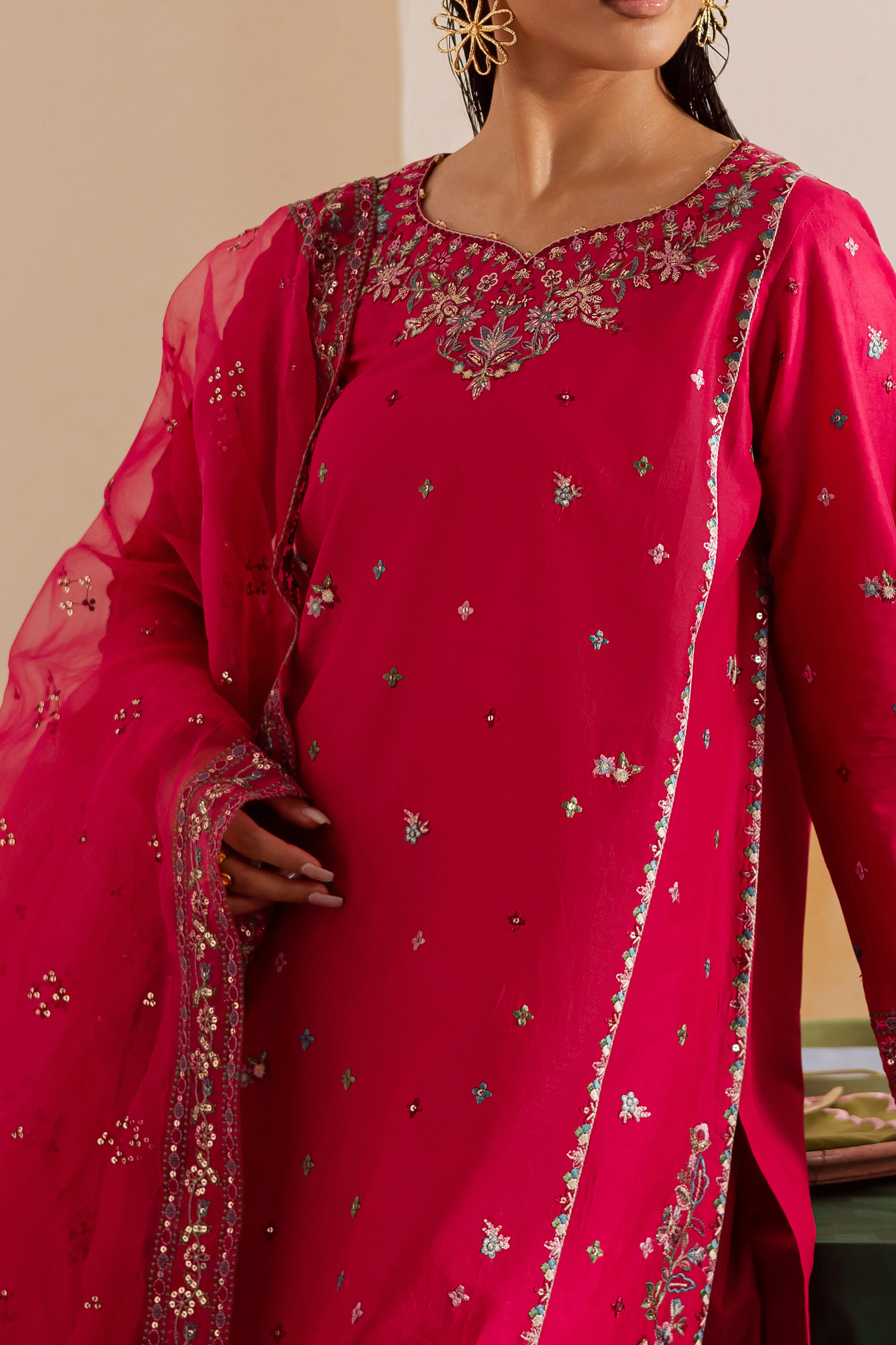 Jayden 3Pc - Embroidered Lawn Pret - Image 8