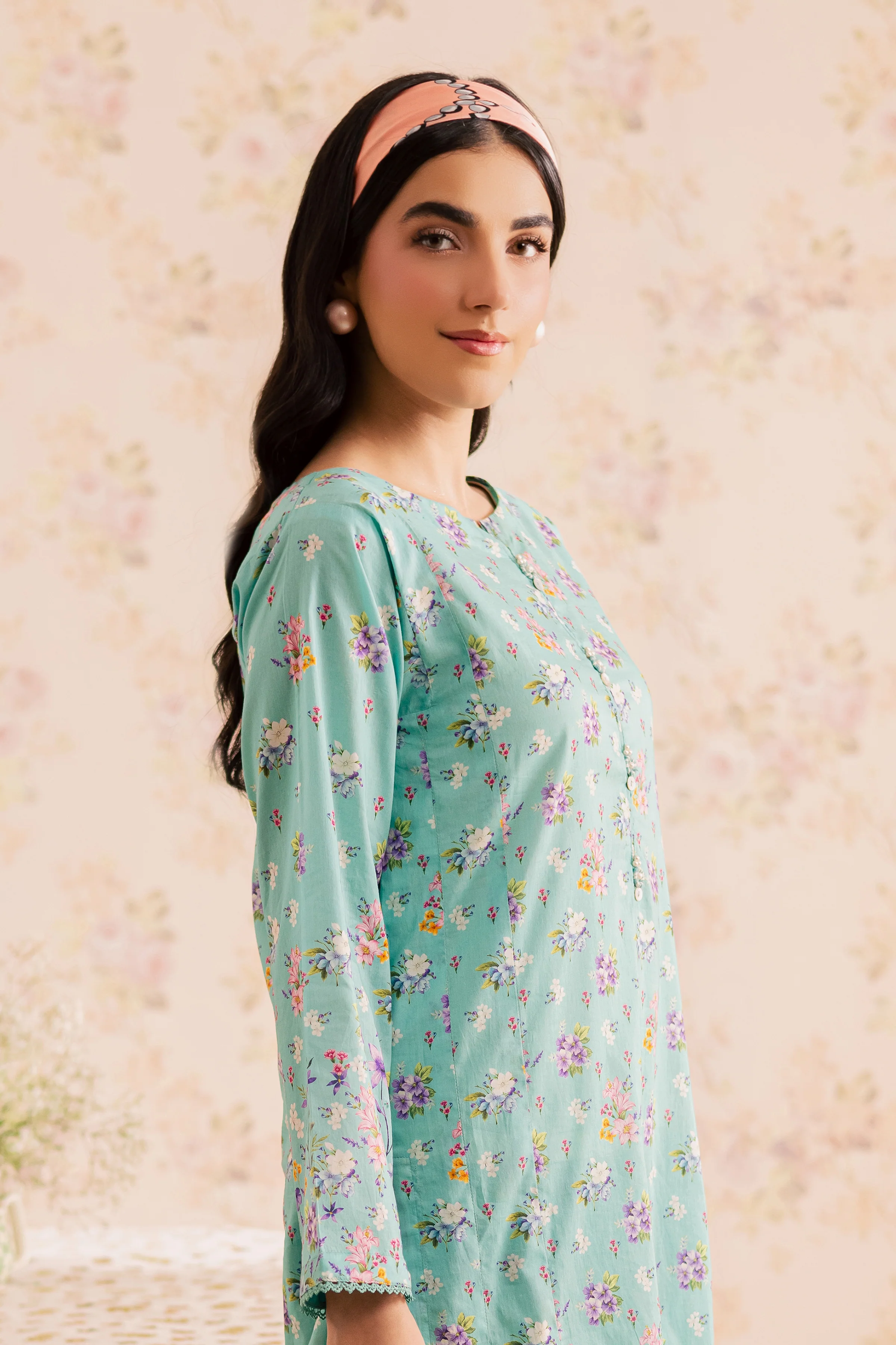 Jenn 2Pc - Printed Lawn Dress - Image 5