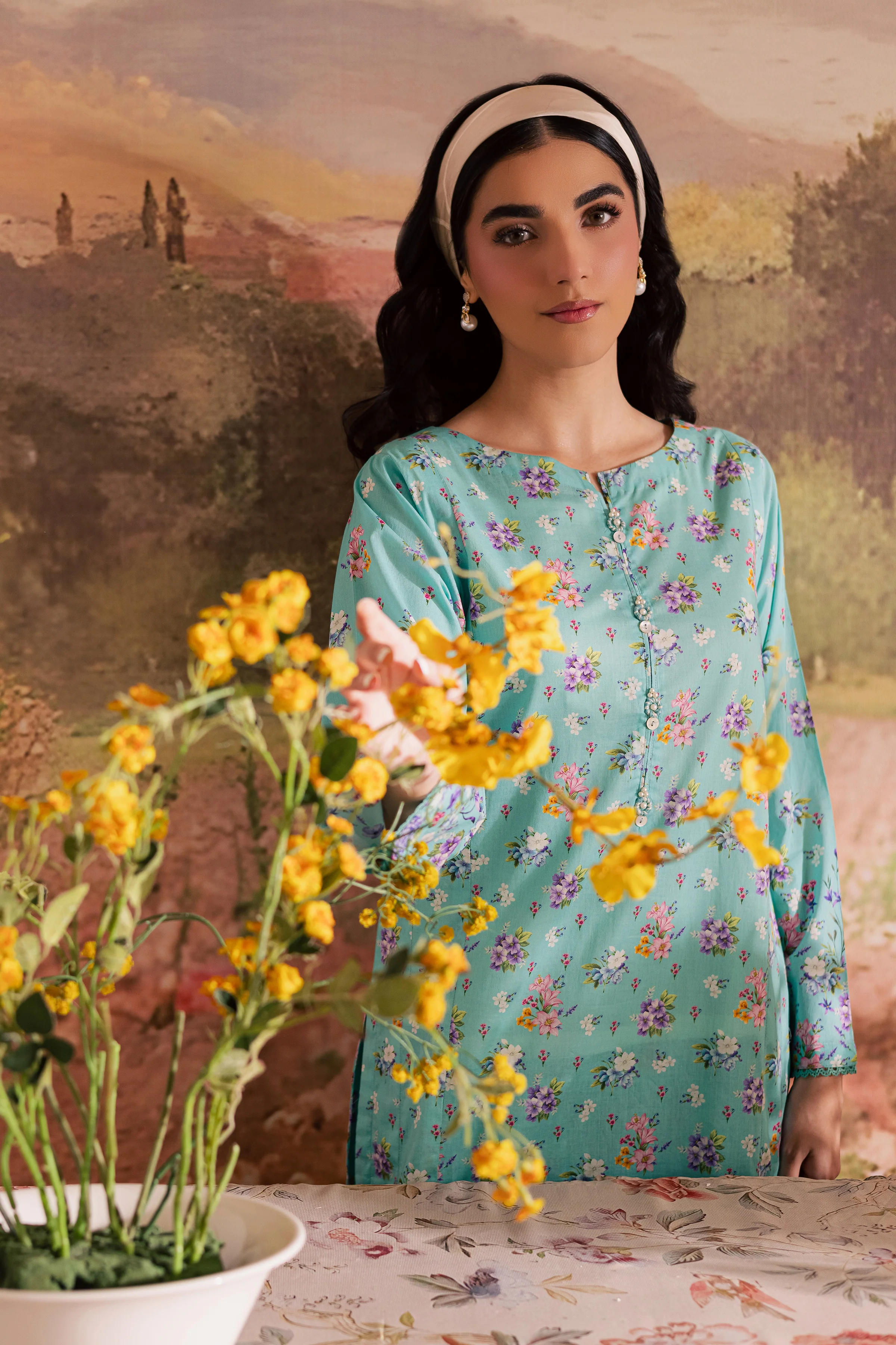 Jenn 2Pc - Printed Lawn Dress - Image 6