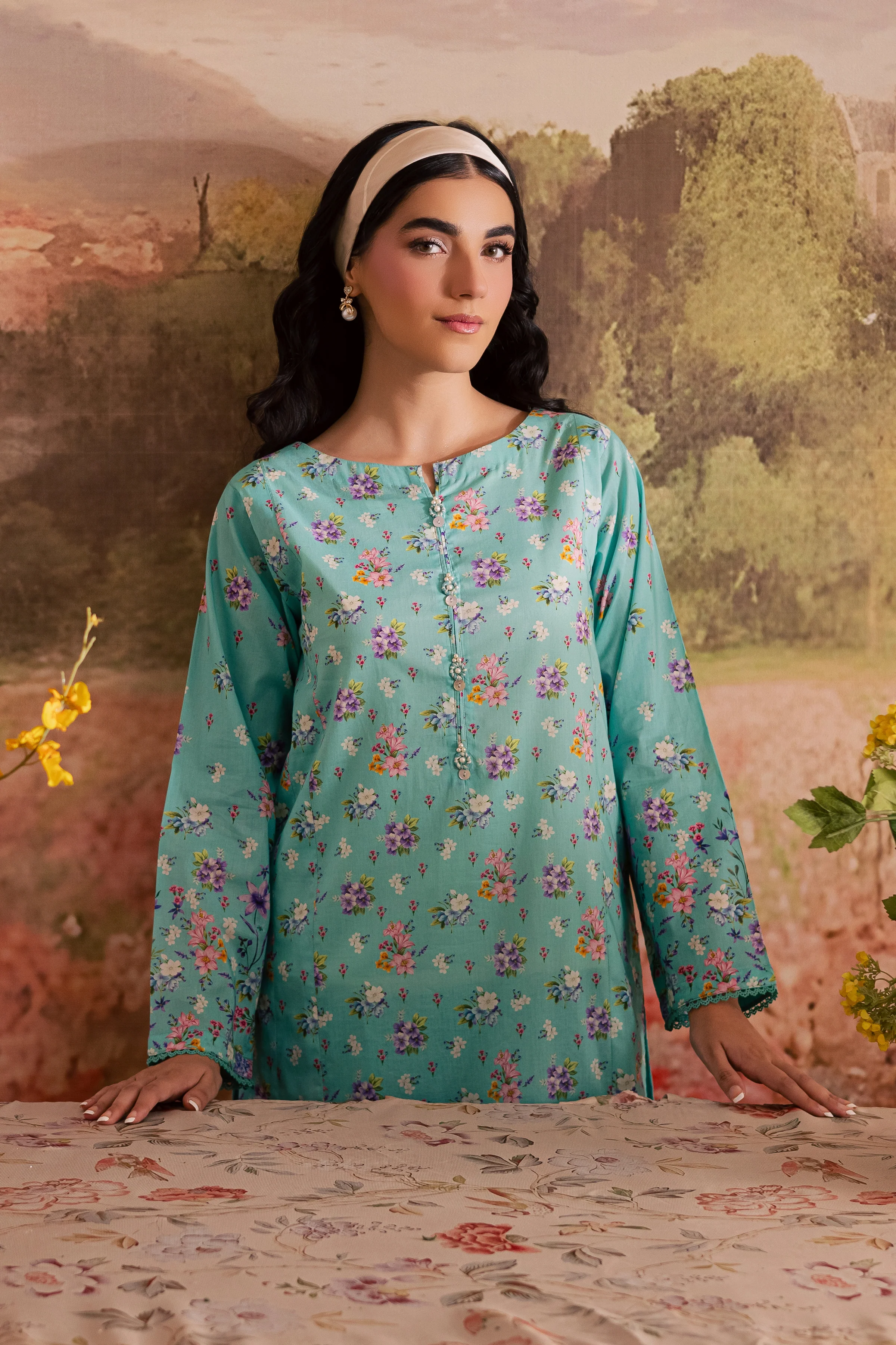 Jenn 2Pc - Printed Lawn Dress - Image 7