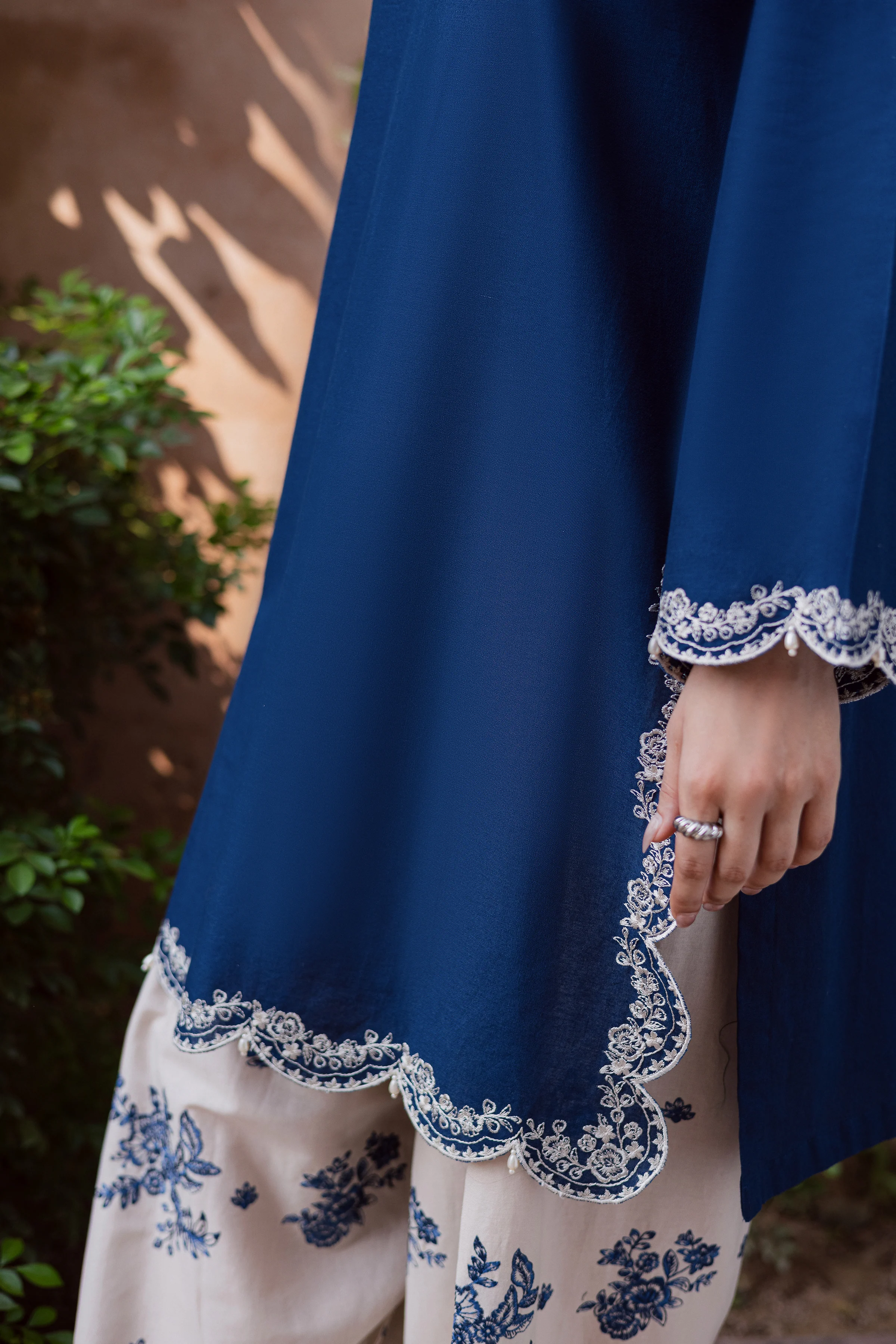 Jeno 2Pc - Embroidered Khaddar Dress - Image 8