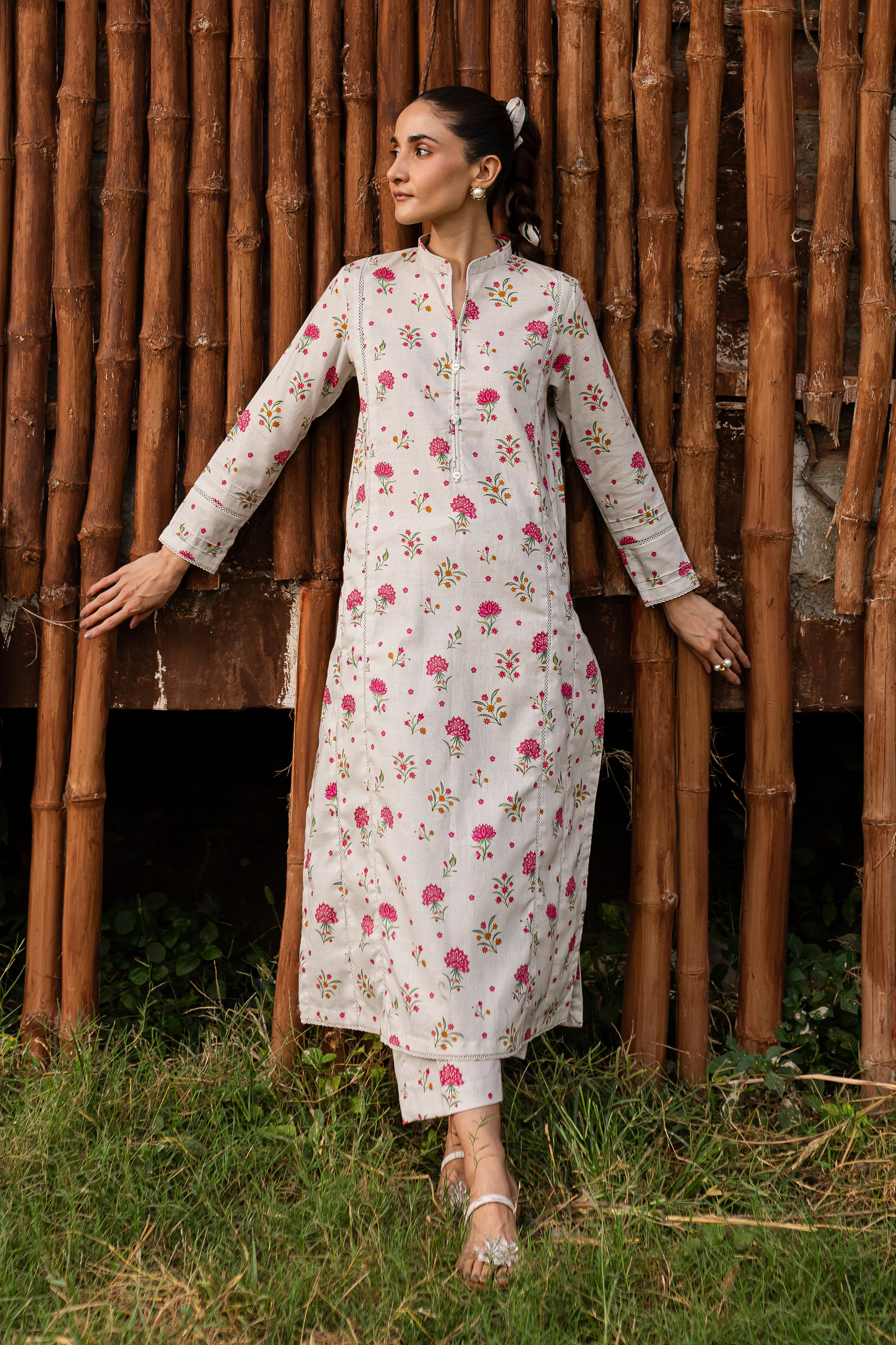 Jerry 2Pc - Printed Khaddar Dress - Image 3