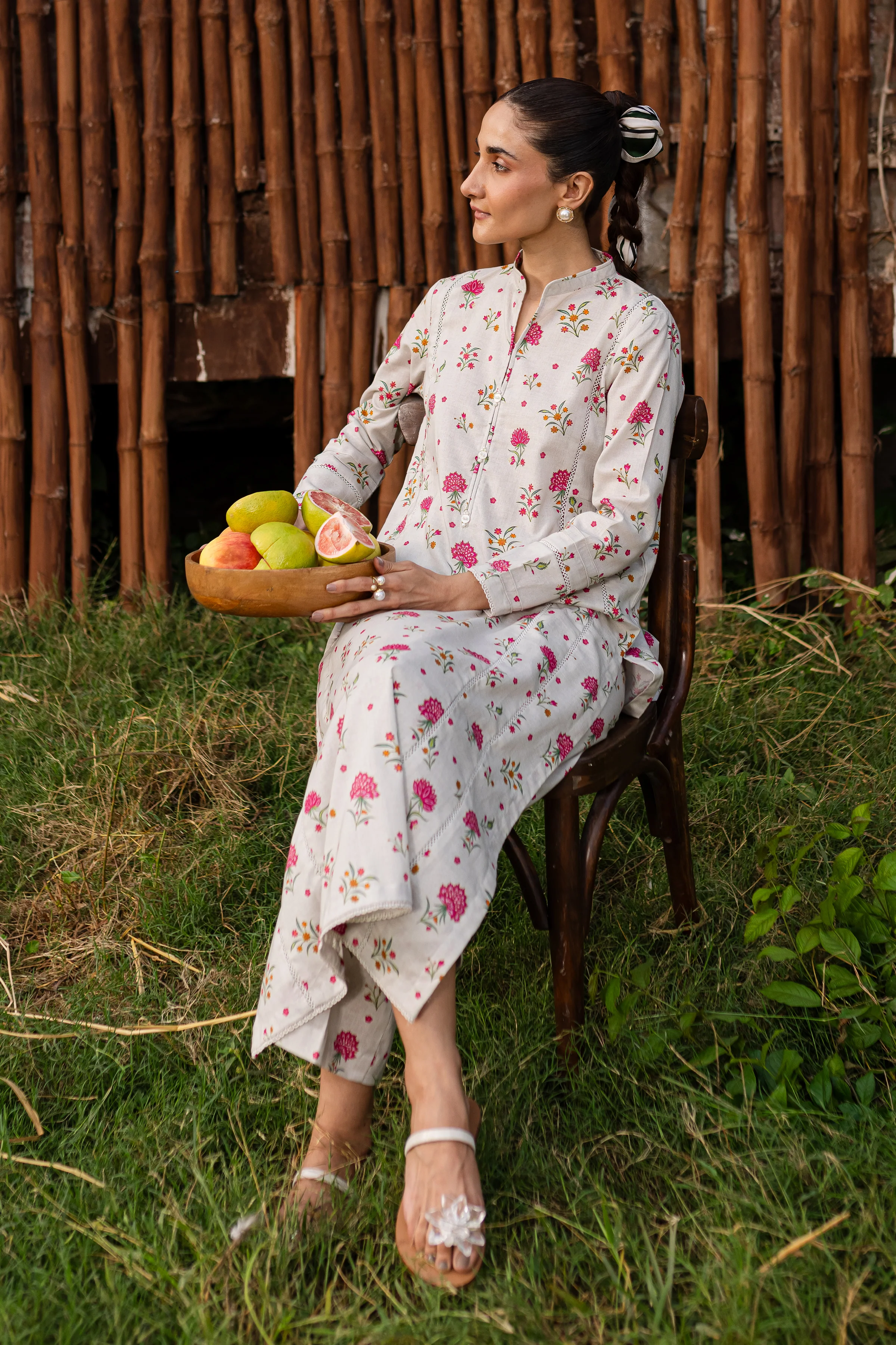 Jerry 2Pc - Printed Khaddar Dress - Image 5