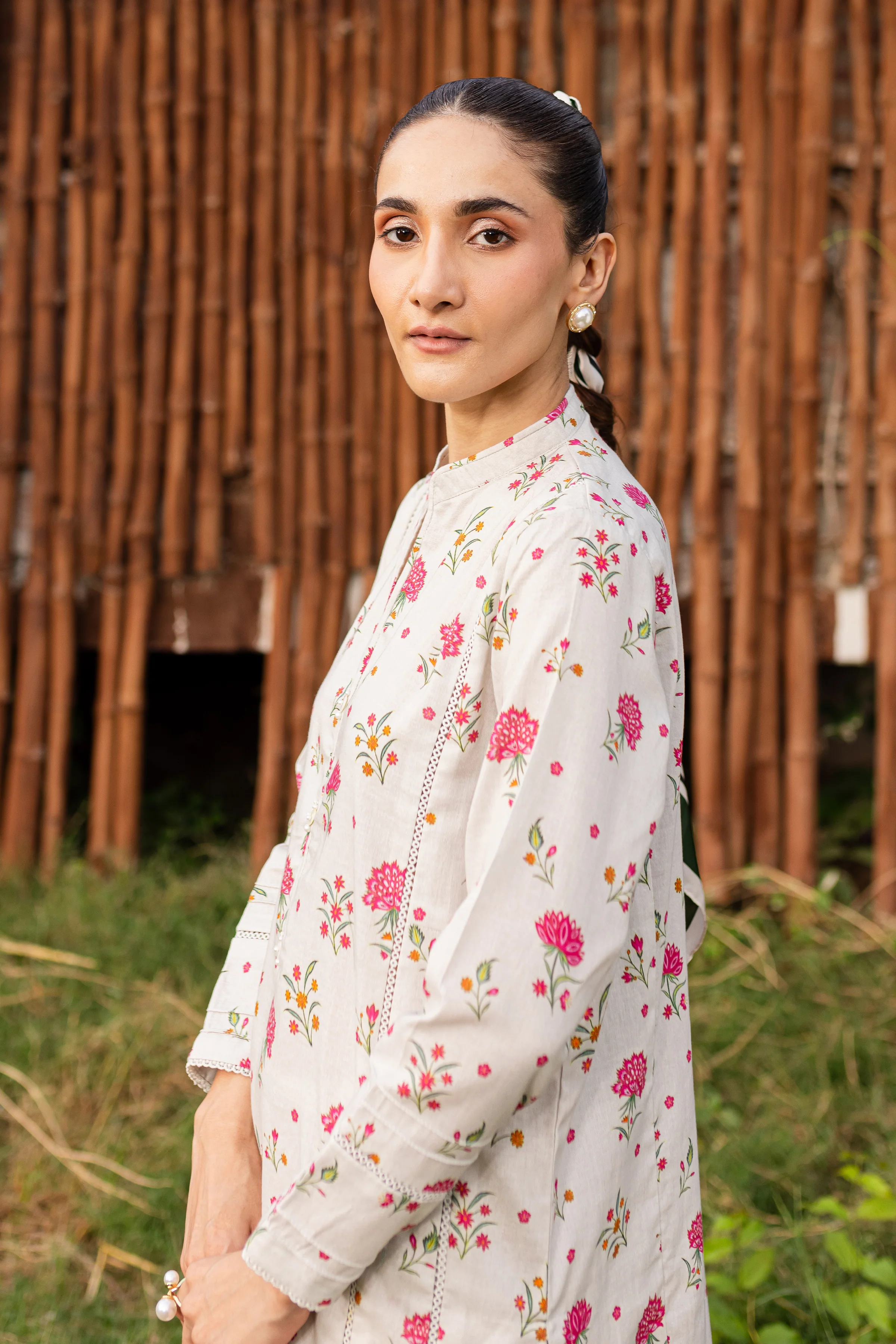 Jerry 2Pc - Printed Khaddar Dress - Image 6