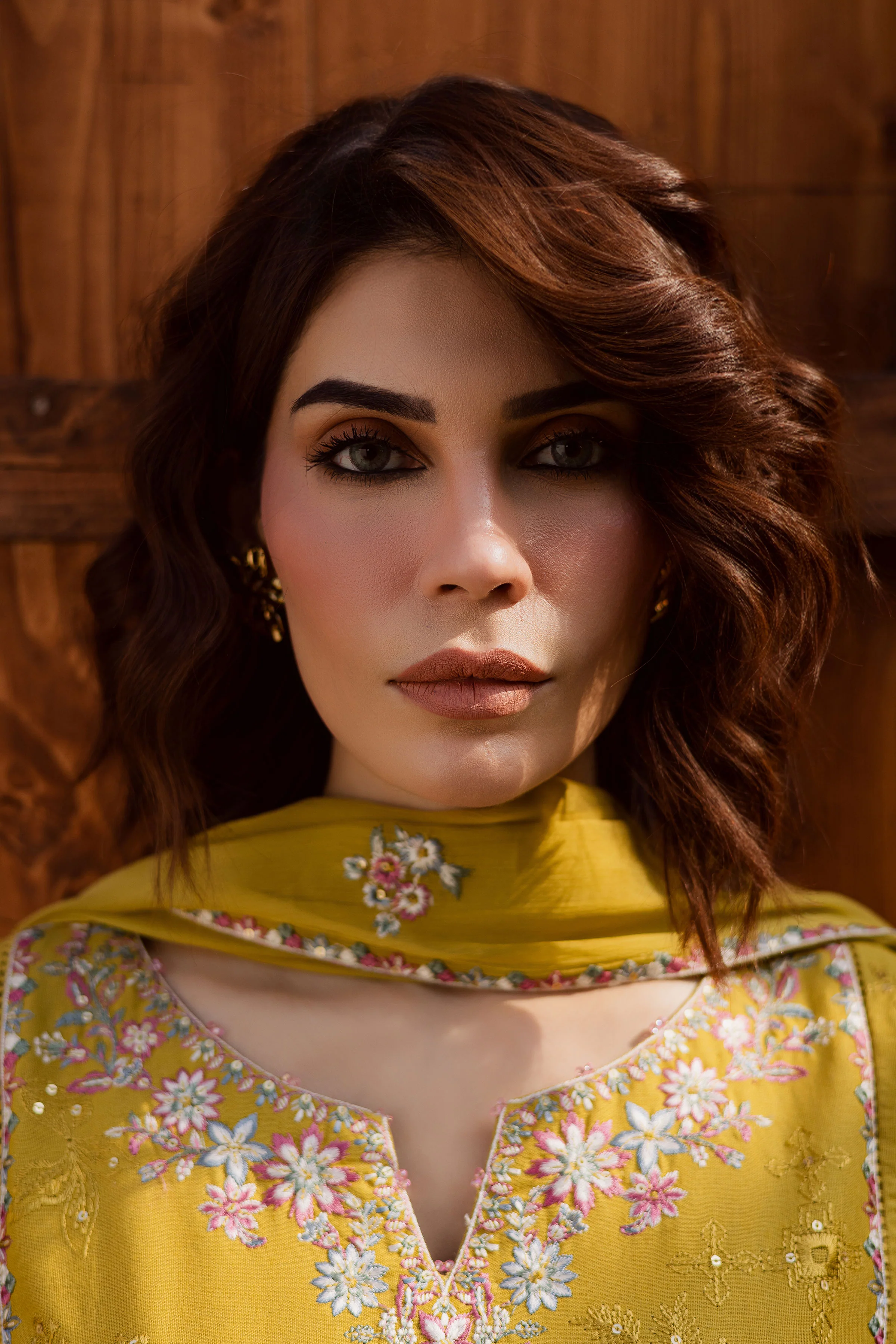 Julie 3Pc - Embroidered Khaddar Dress - Image 6