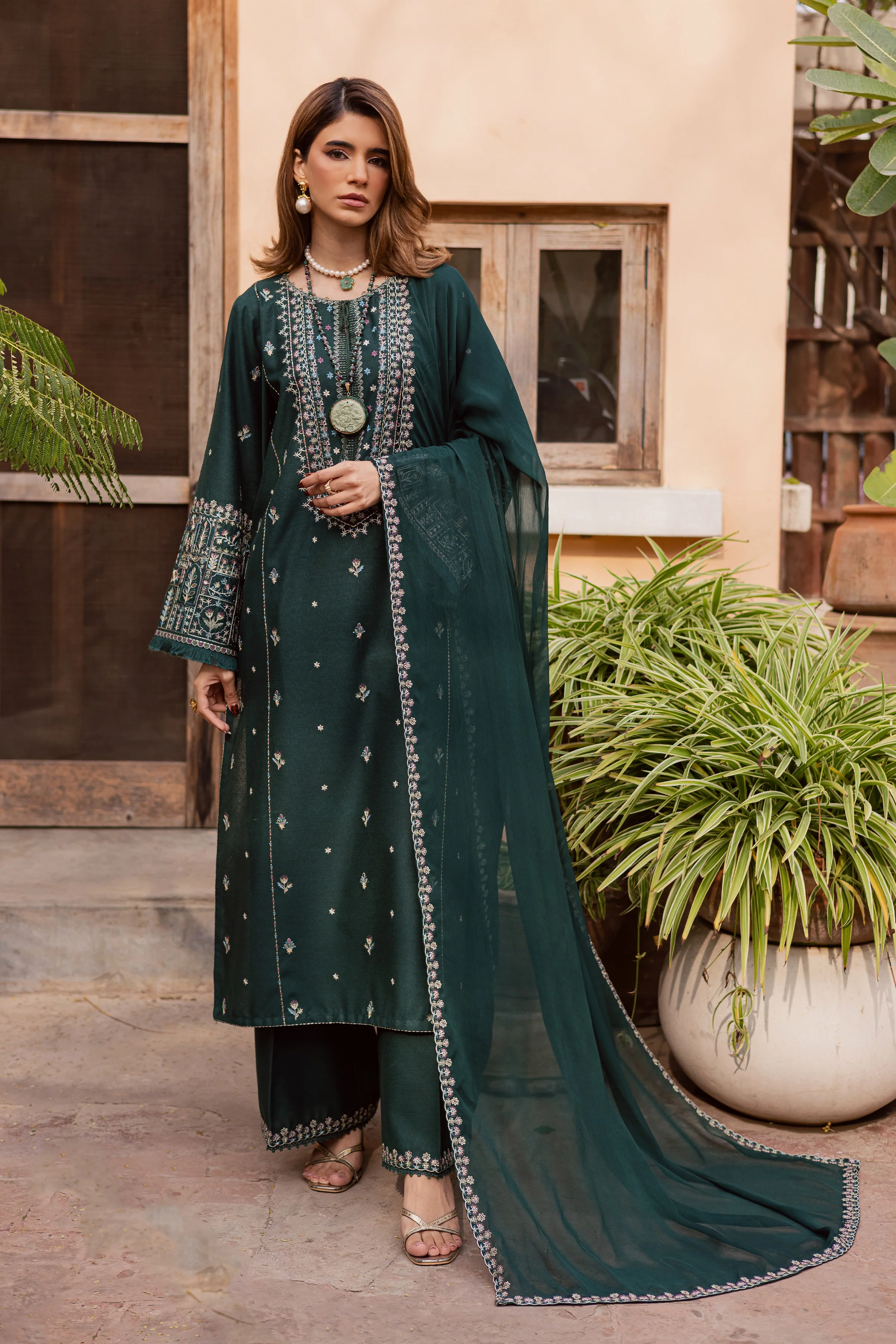Julke 3Pc - Embroidered Festive Pret - Image 4