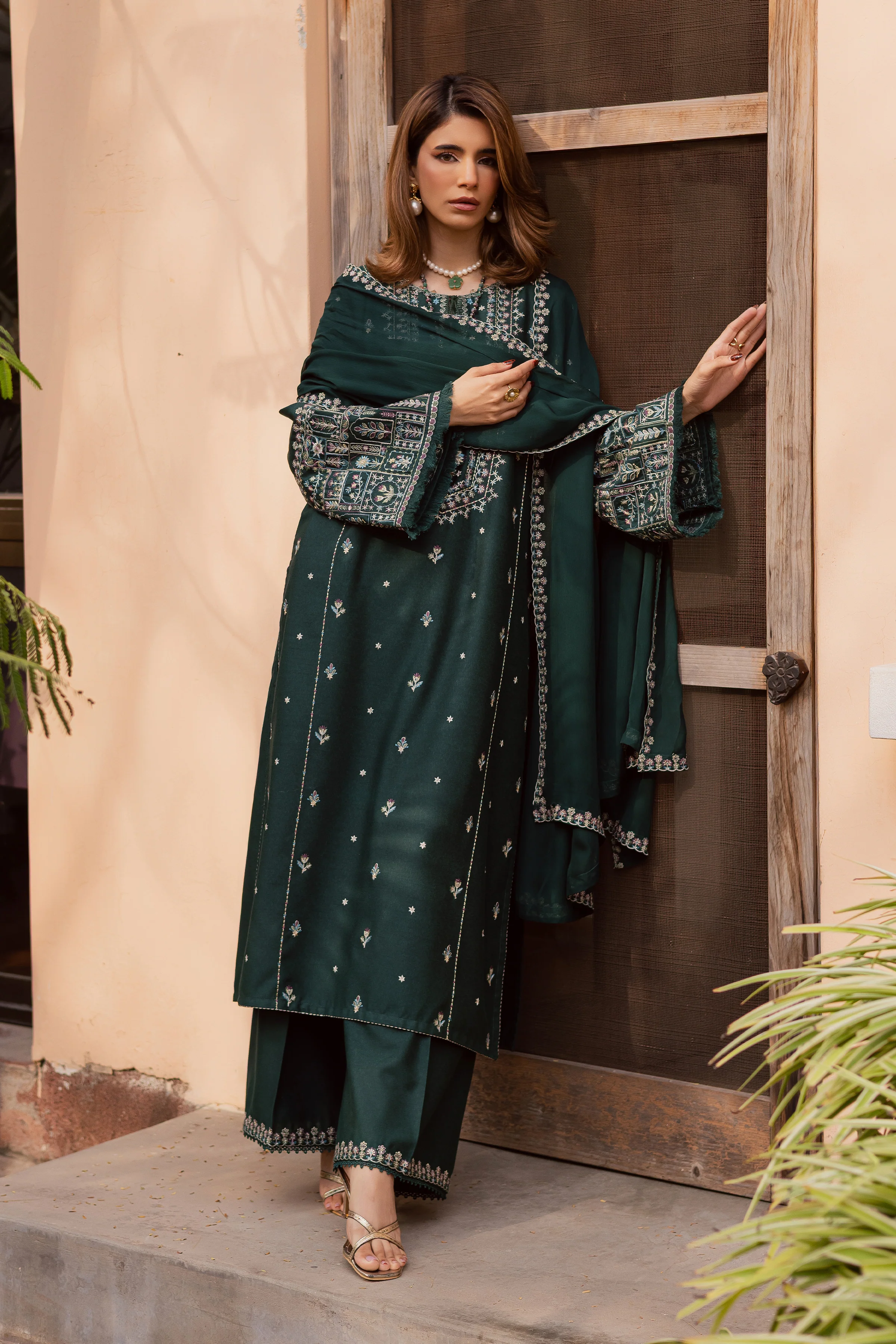 Julke 3Pc - Embroidered Festive Pret - Image 5