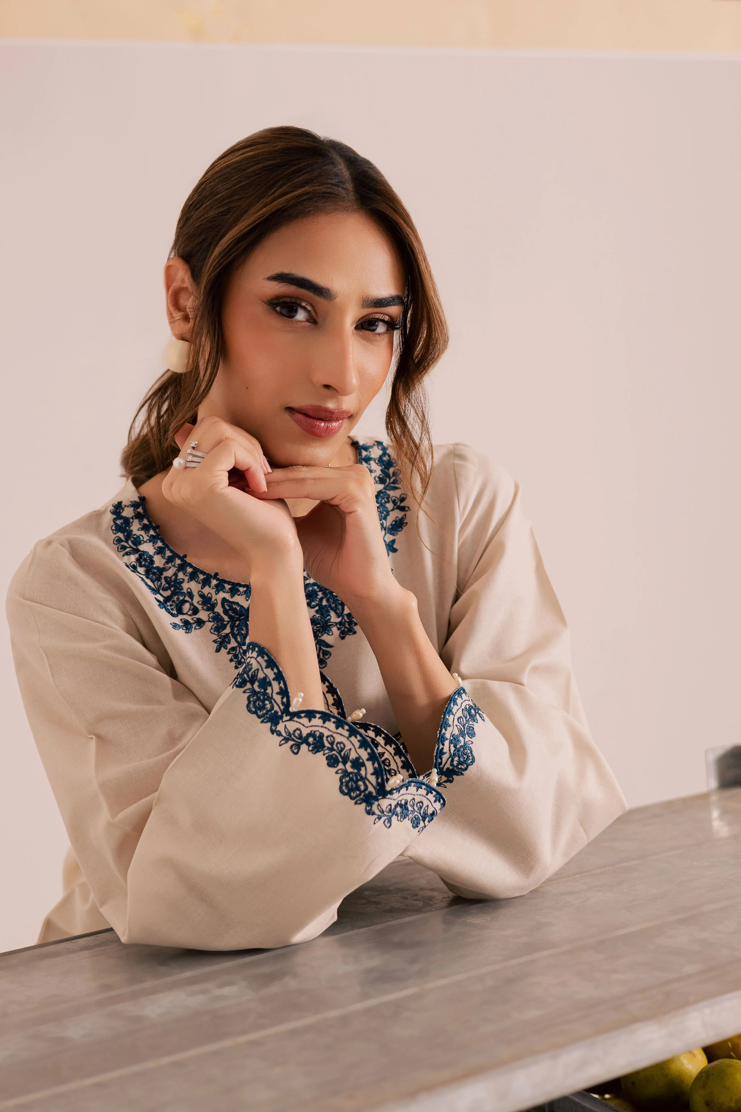Jumbo 2Pc - Embroidered Khaddar Dress - Image 3