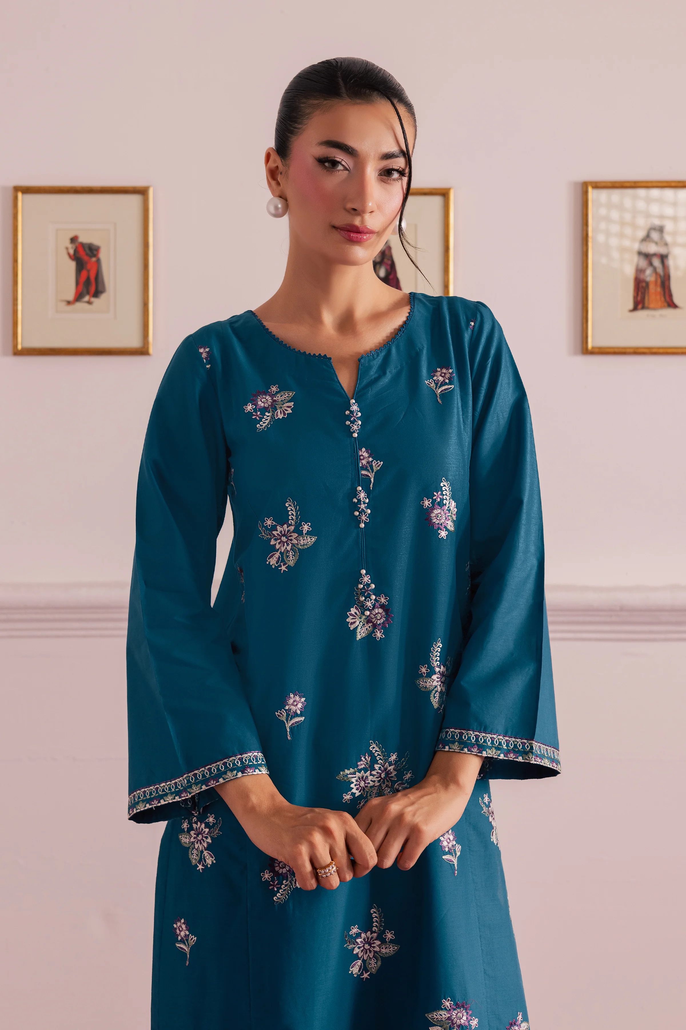 Junett 2Pc - Embroidered Casual Pret - Image 2