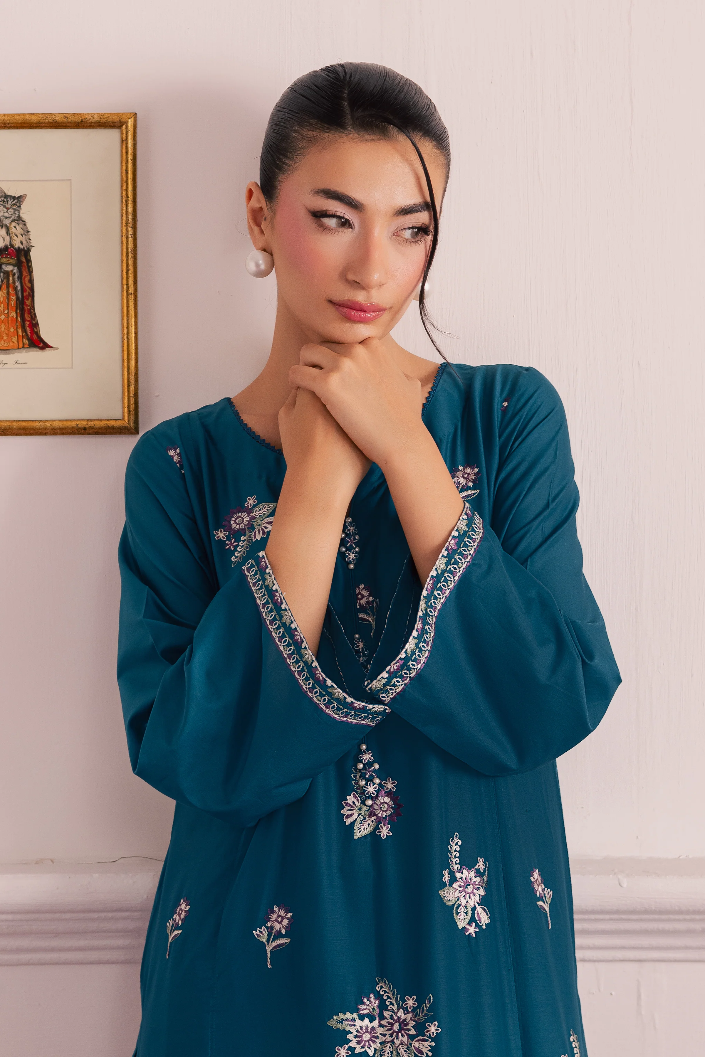 Junett 2Pc - Embroidered Casual Pret - Image 3