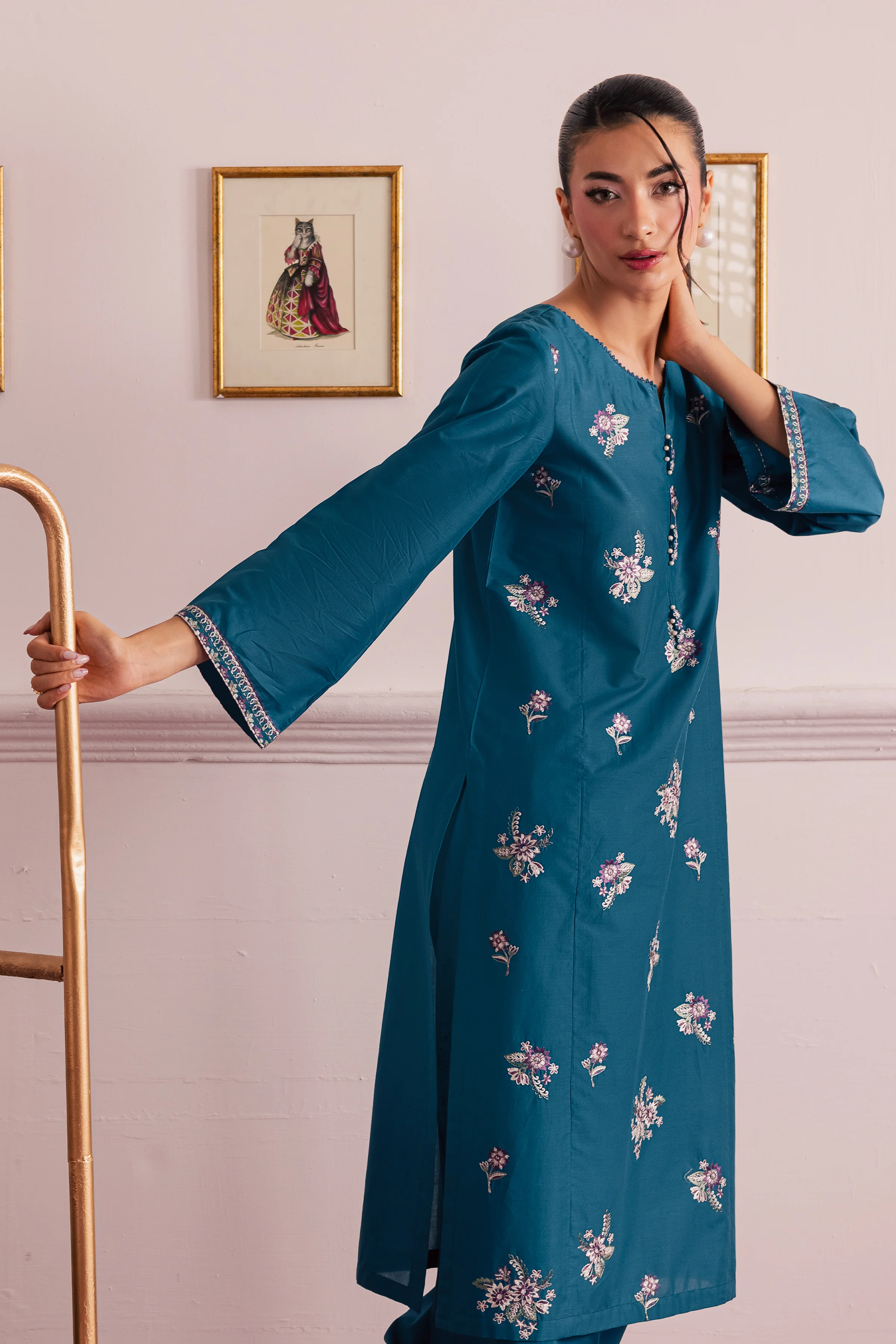 Junett 2Pc - Embroidered Casual Pret - Image 7