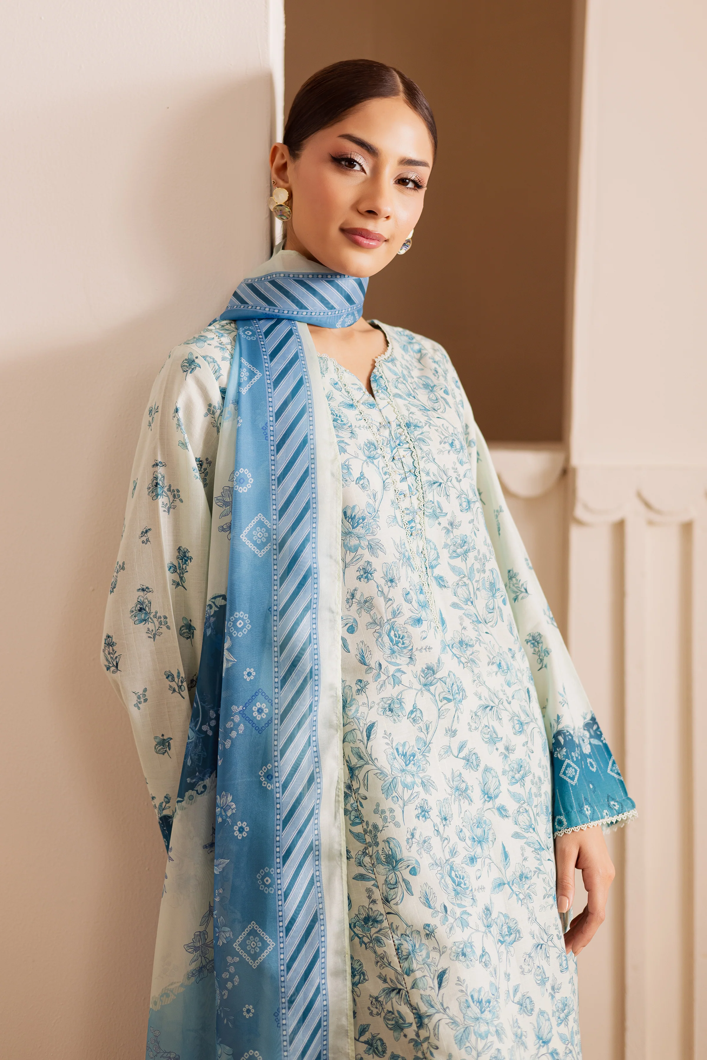 Kai 3Pc - Printed Casual Pret - Image 2