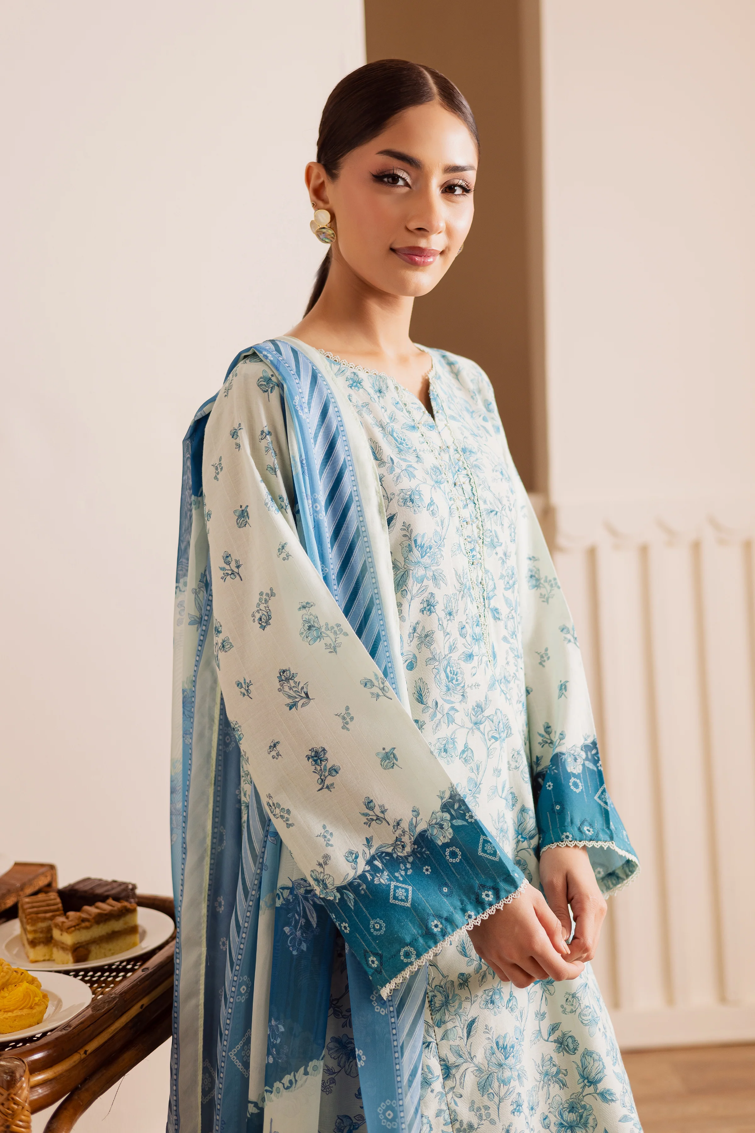 Kai 3Pc - Printed Casual Pret - Image 6