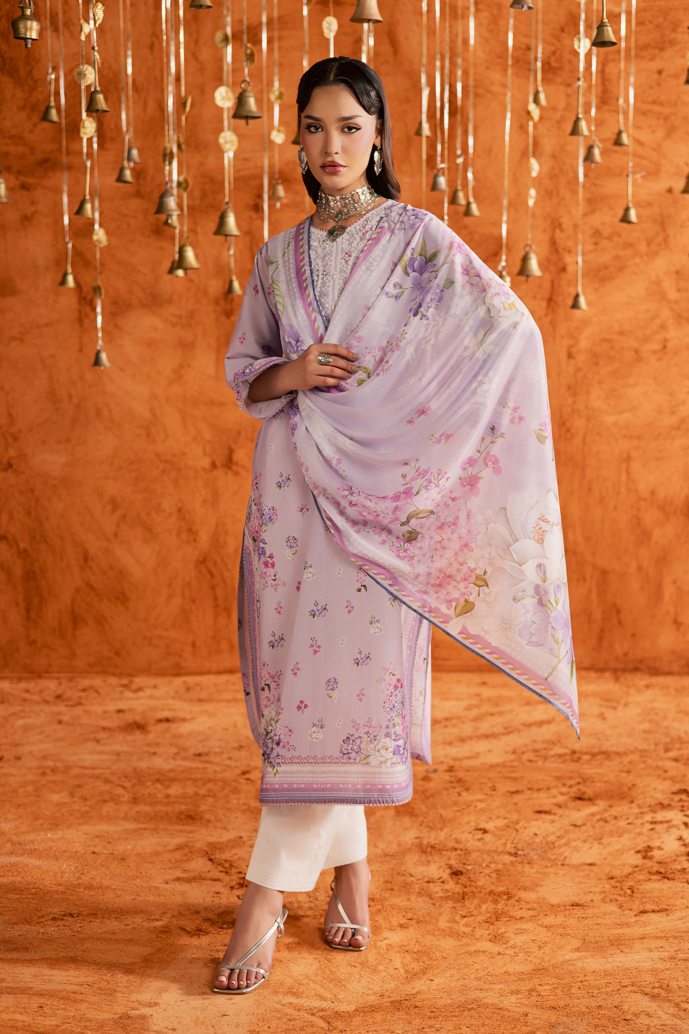 Khayaal 3Pc - Printed Lawn Dress - Image 4