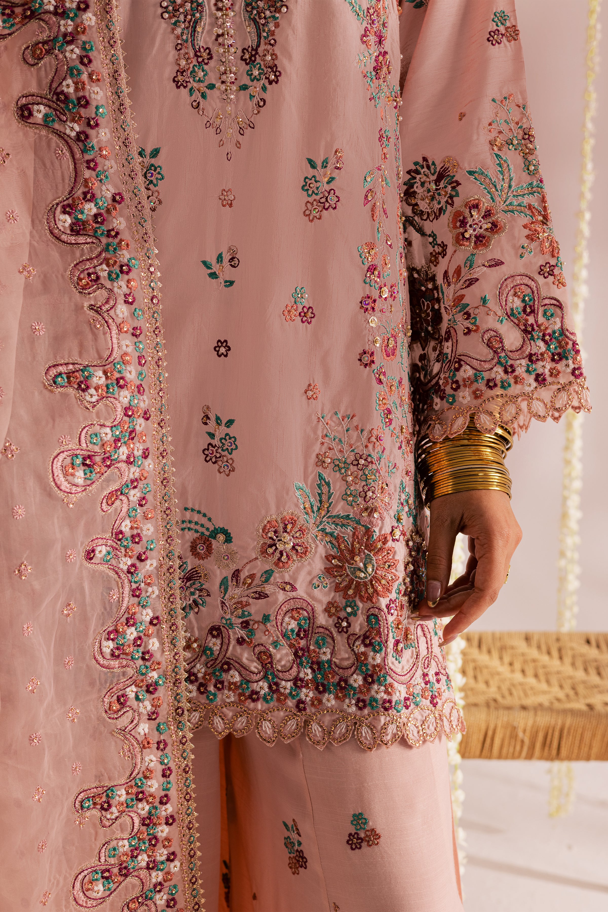 Khushboo 3Pc - Festive Luxe Pret - Image 11