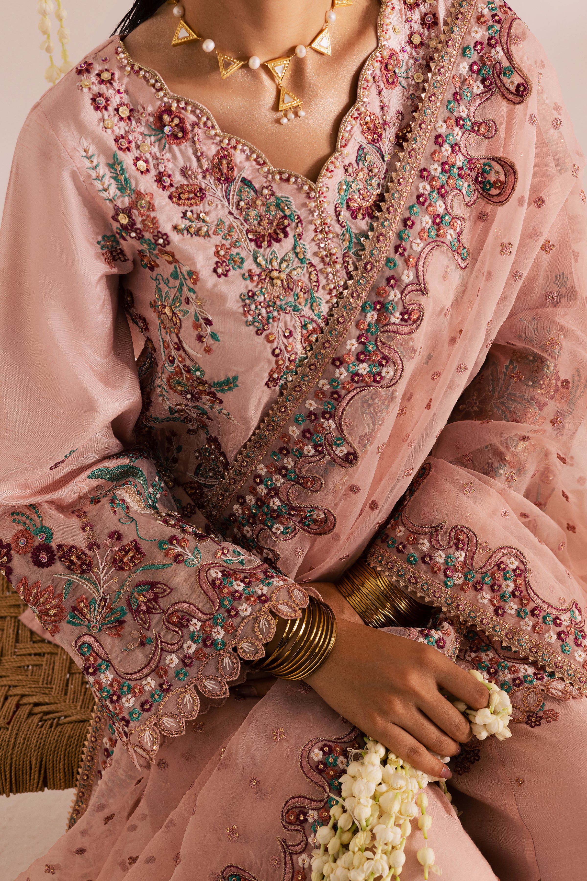 Khushboo 3Pc - Festive Luxe Pret - Image 4
