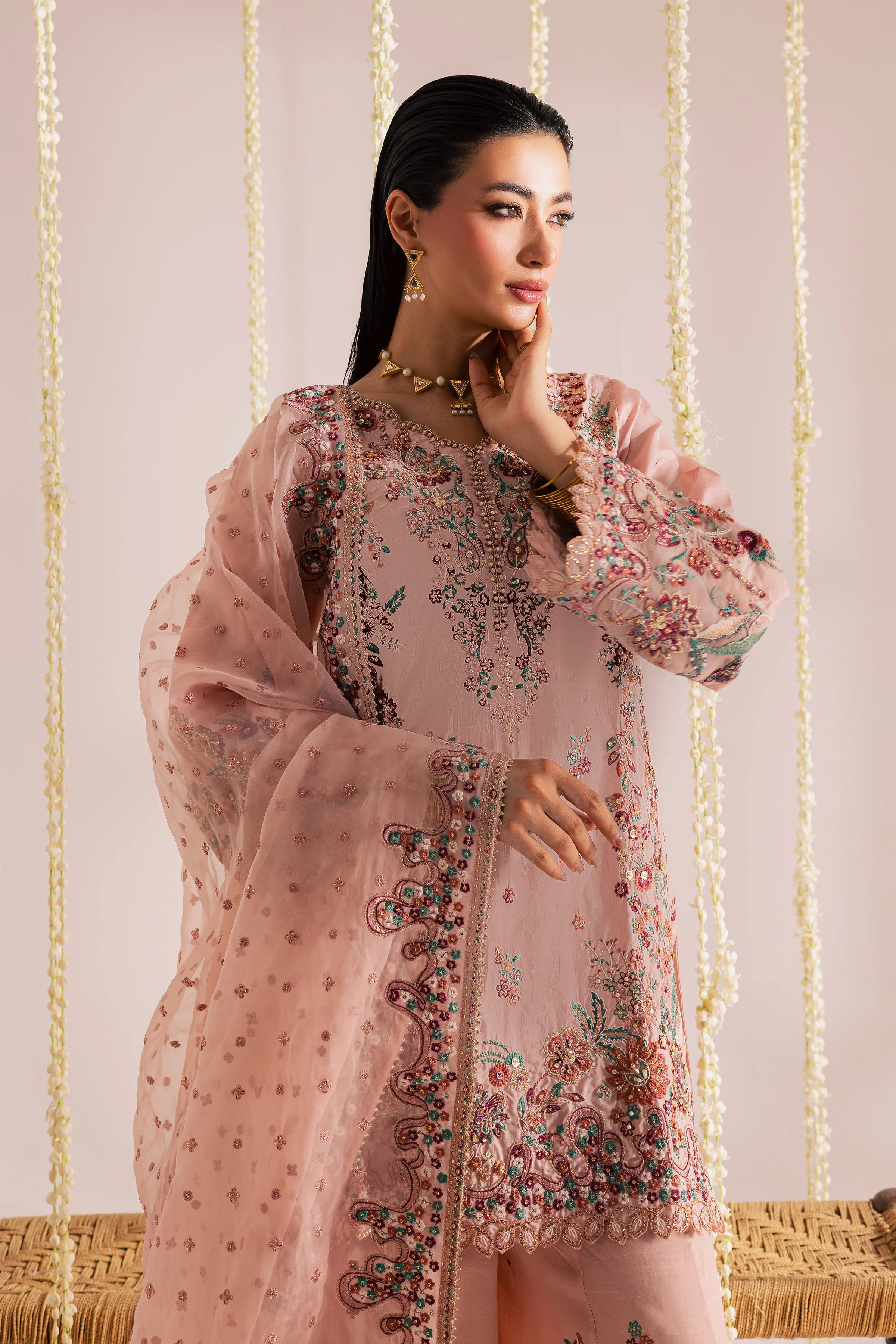 Khushboo 3Pc - Festive Luxe Pret - Image 8