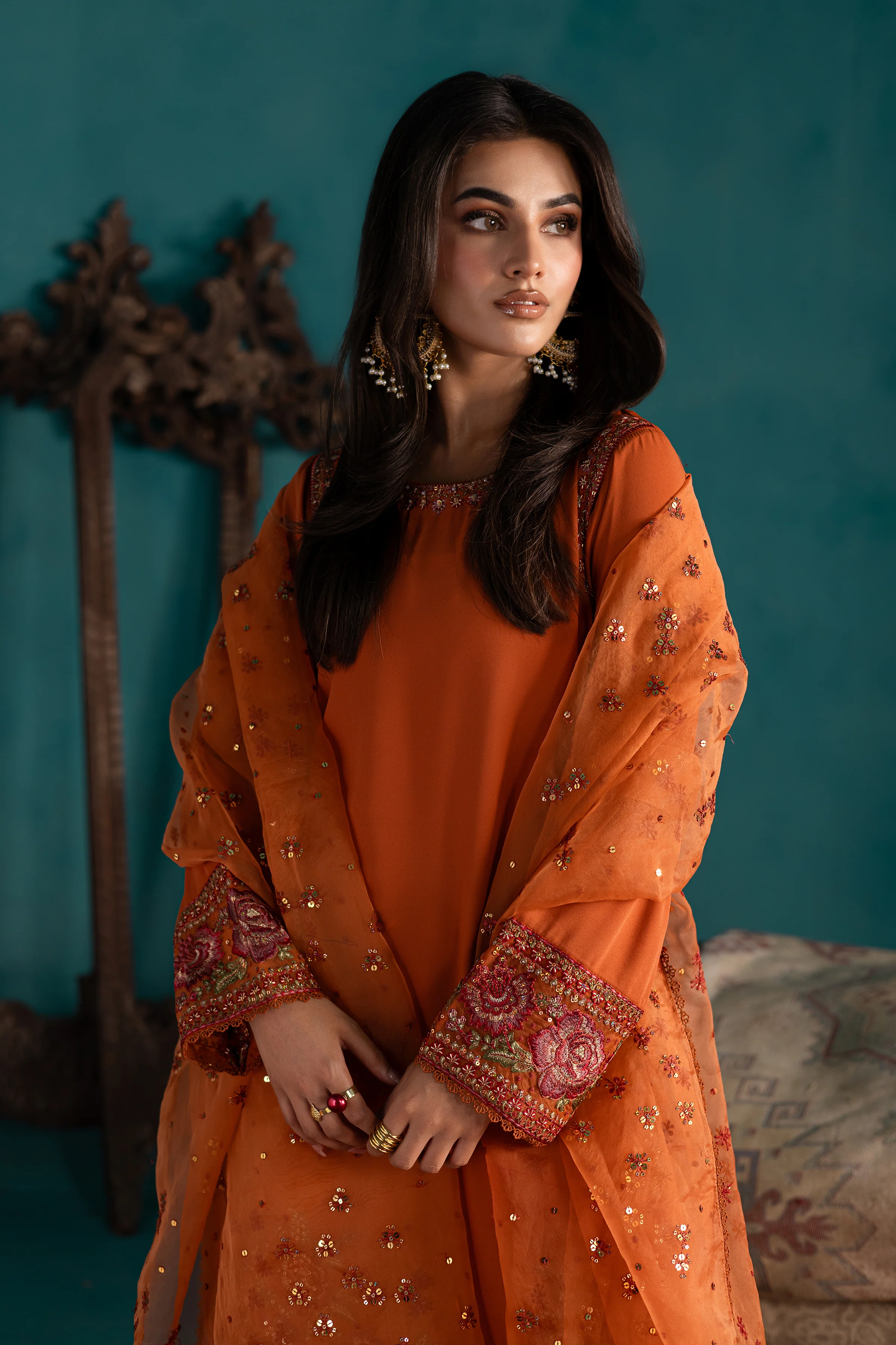Kumsel 3Pc - Georgette Luxe Pret - Image 2