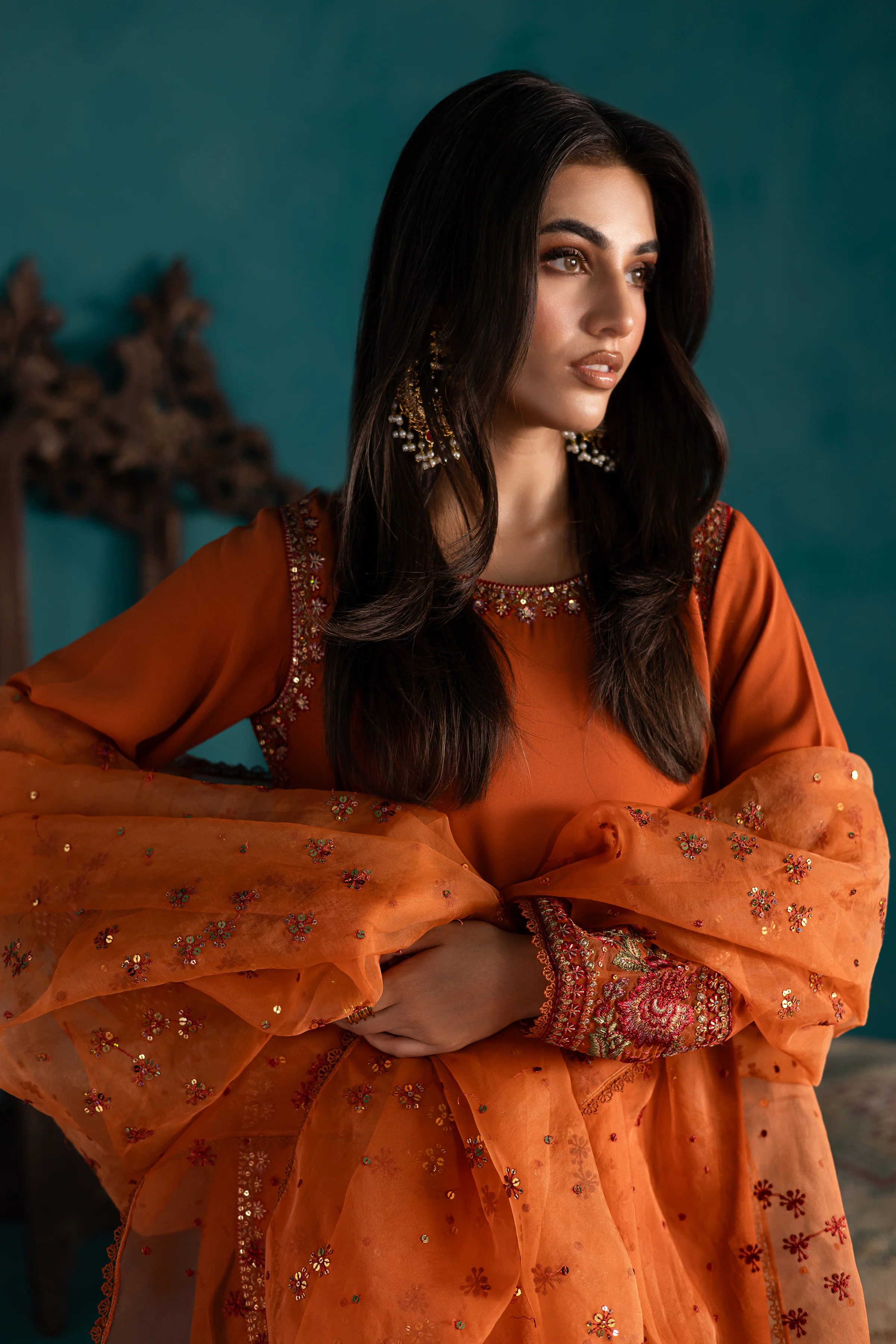Kumsel 3Pc - Georgette Luxe Pret - Image 3