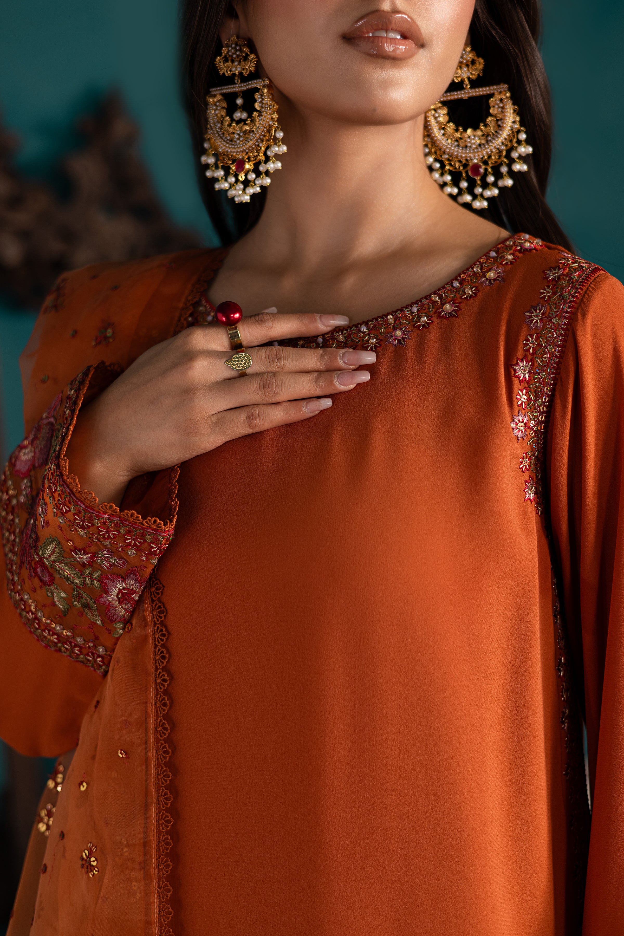 Kumsel 3Pc - Georgette Luxe Pret - Image 9
