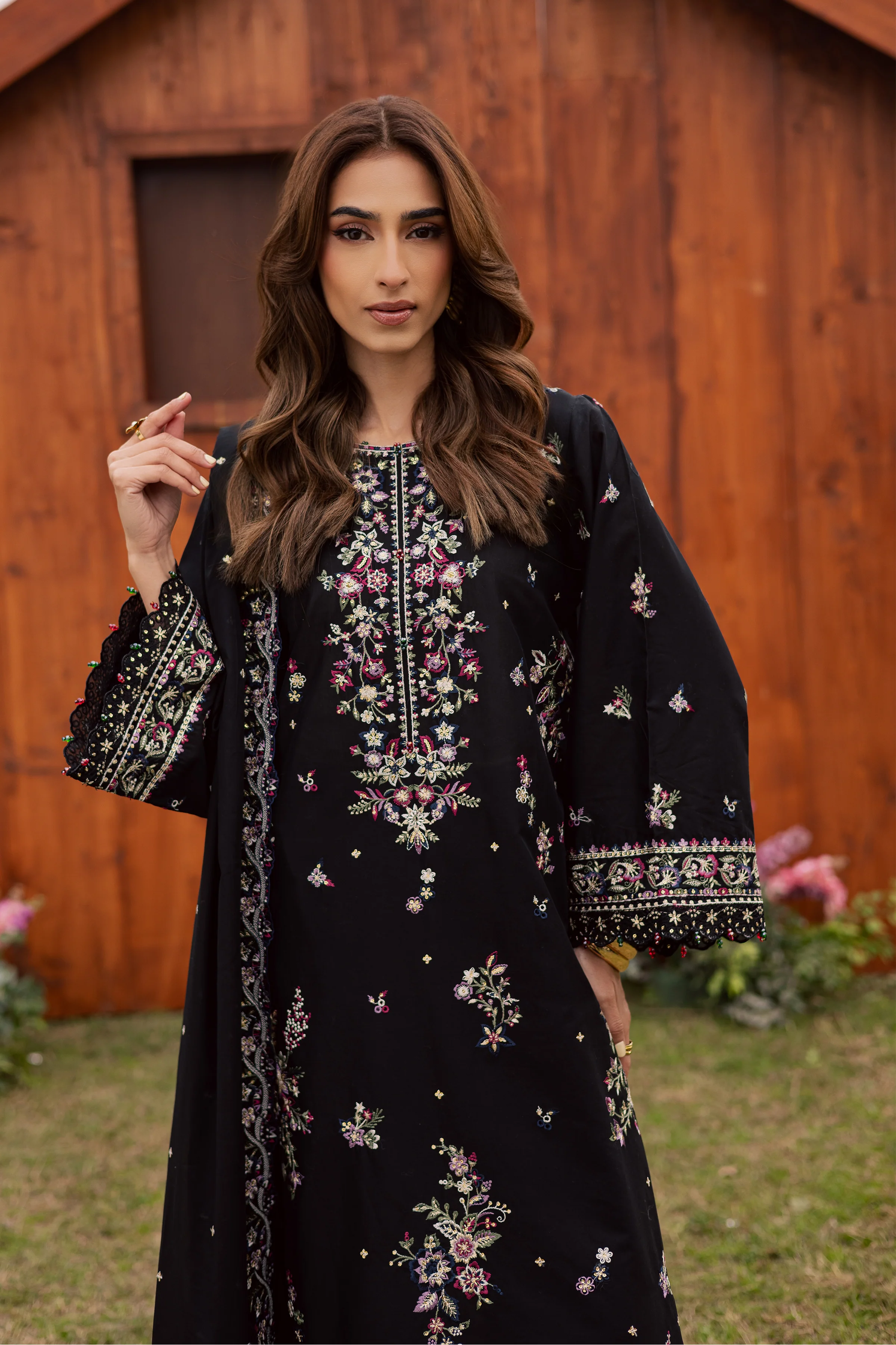 Kynd 3Pc - Festive Embroidered Lawn - Image 4