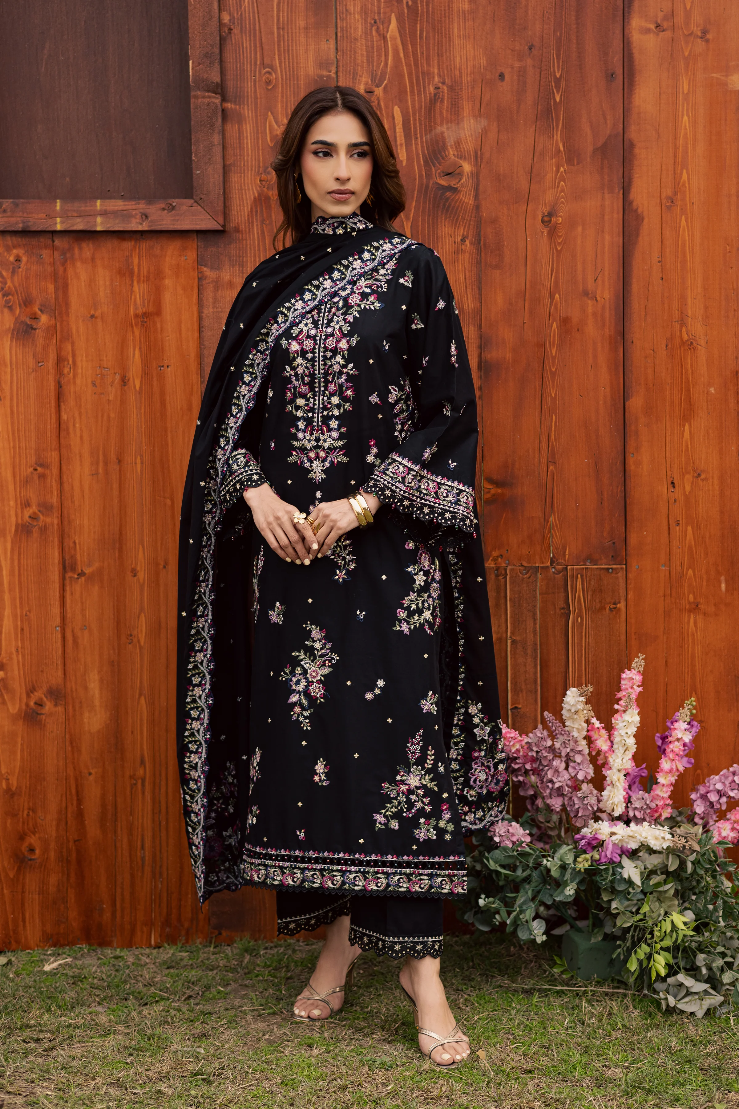 Kynd 3Pc - Festive Embroidered Lawn - Image 6