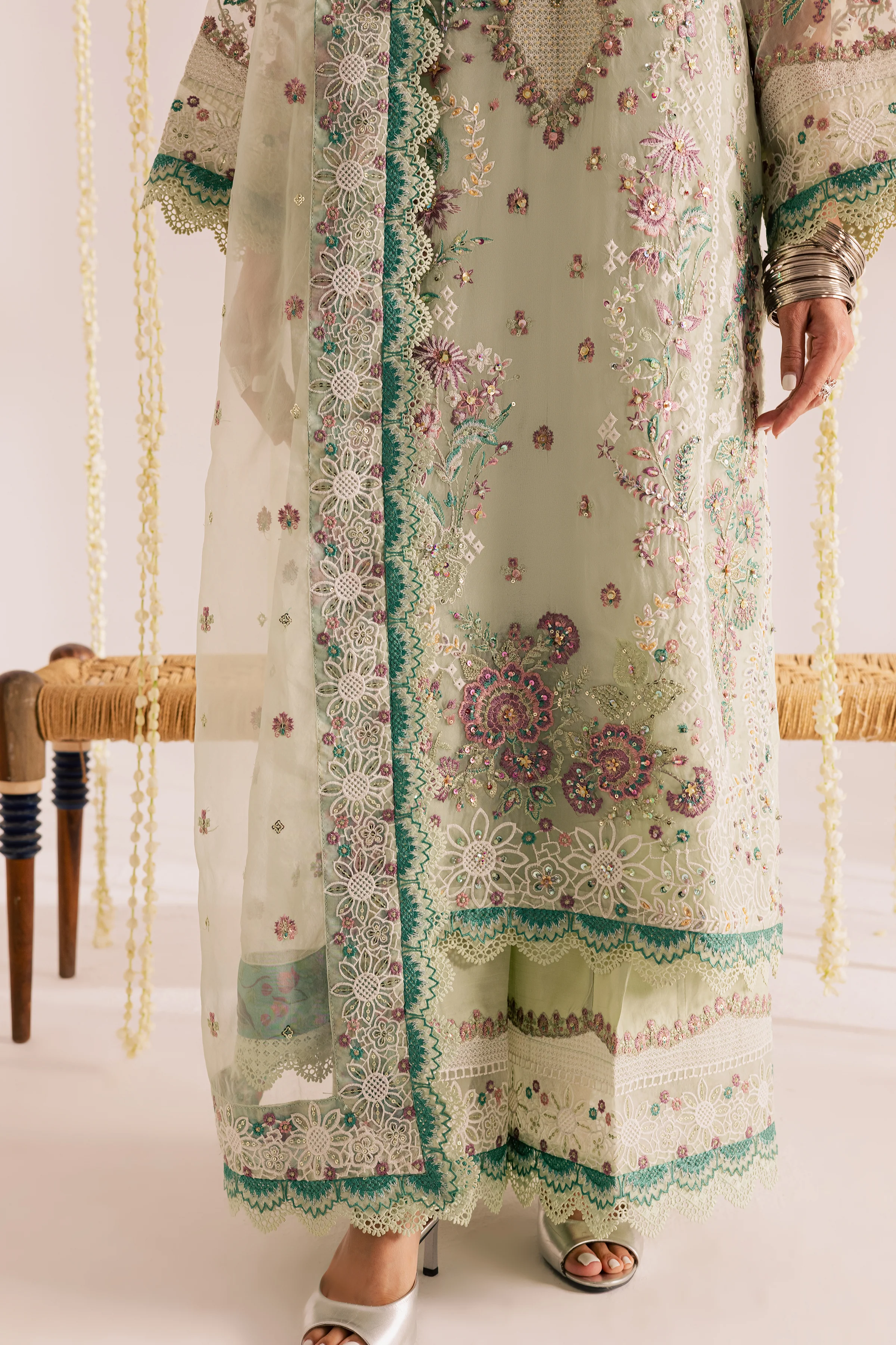 Labeeba 3Pc - Festive Luxe Pret - Image 7