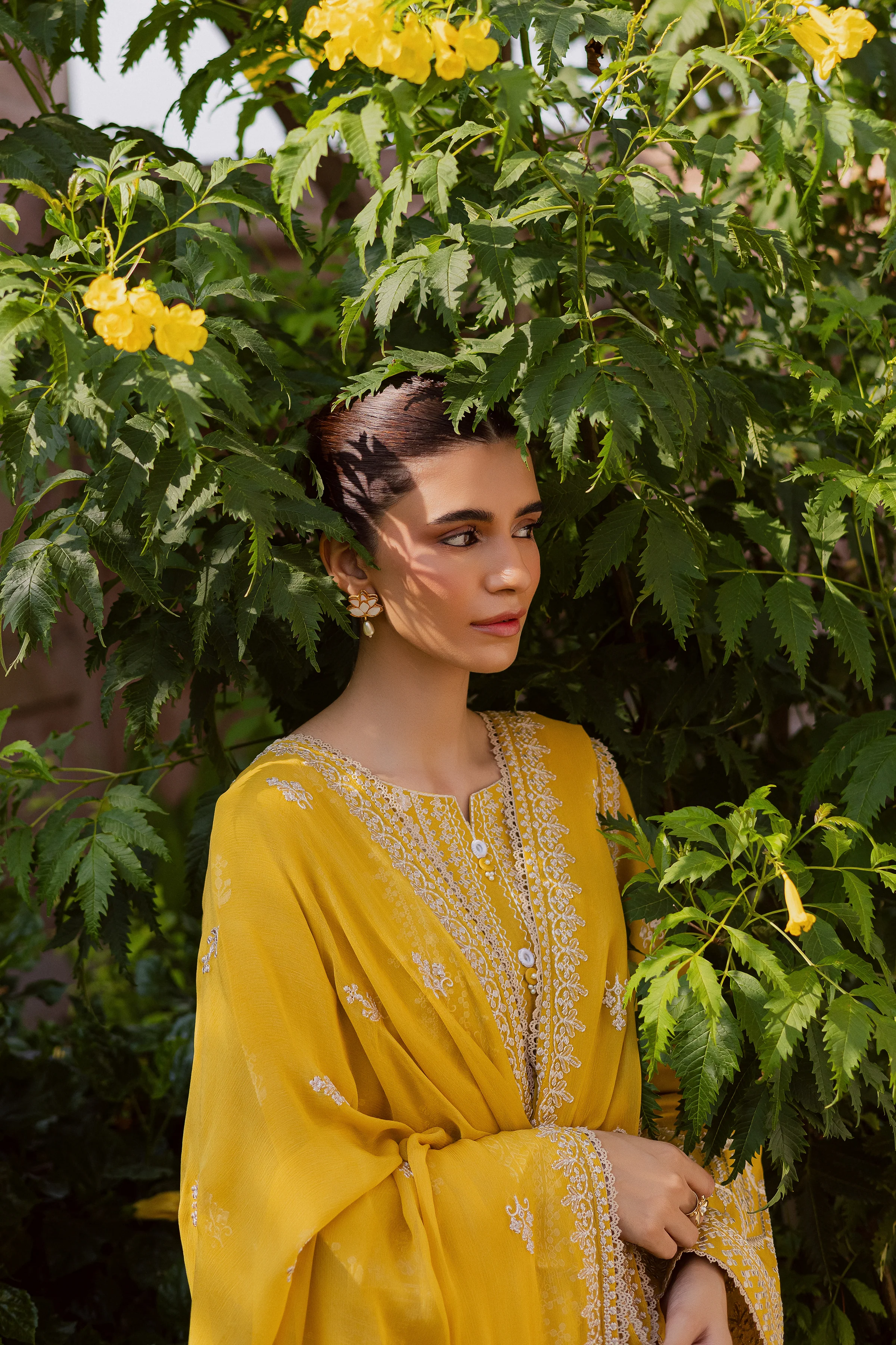 Lambo 3Pc - Embroidered Khaddar Dress - Image 4