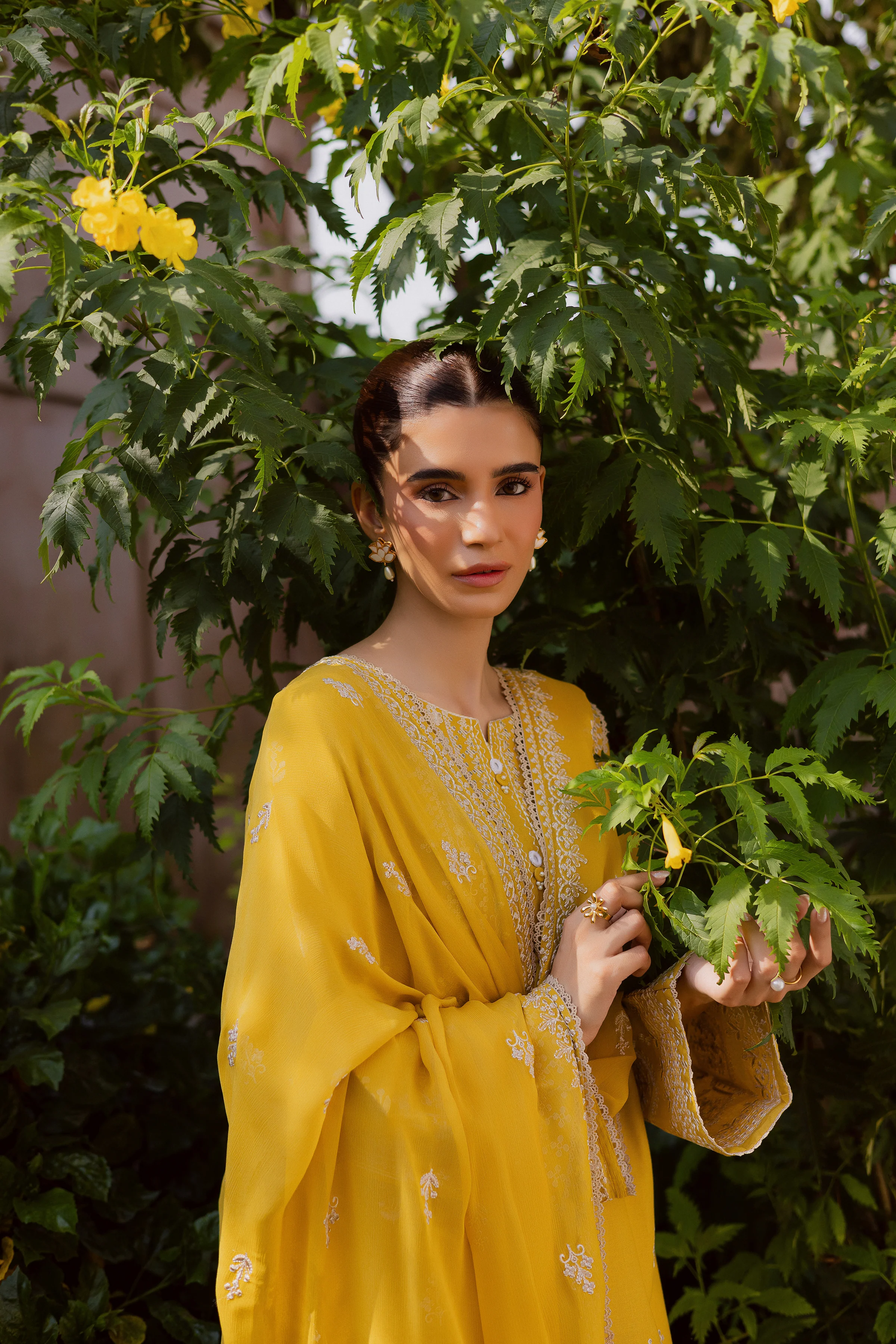 Lambo 3Pc - Embroidered Khaddar Dress - Image 6