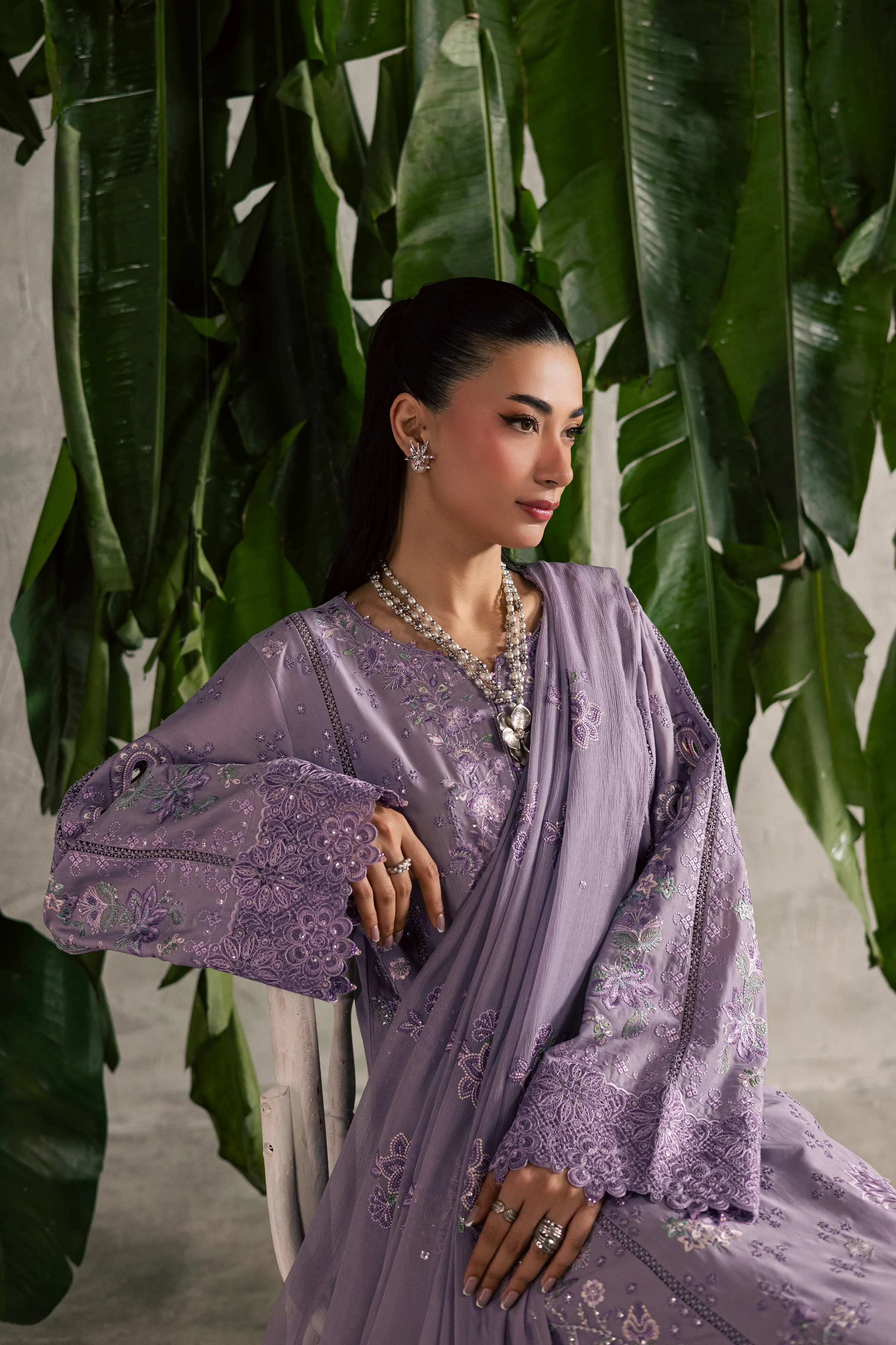 Lavena 3Pc - Festive Embroidered Lawn - Image 2