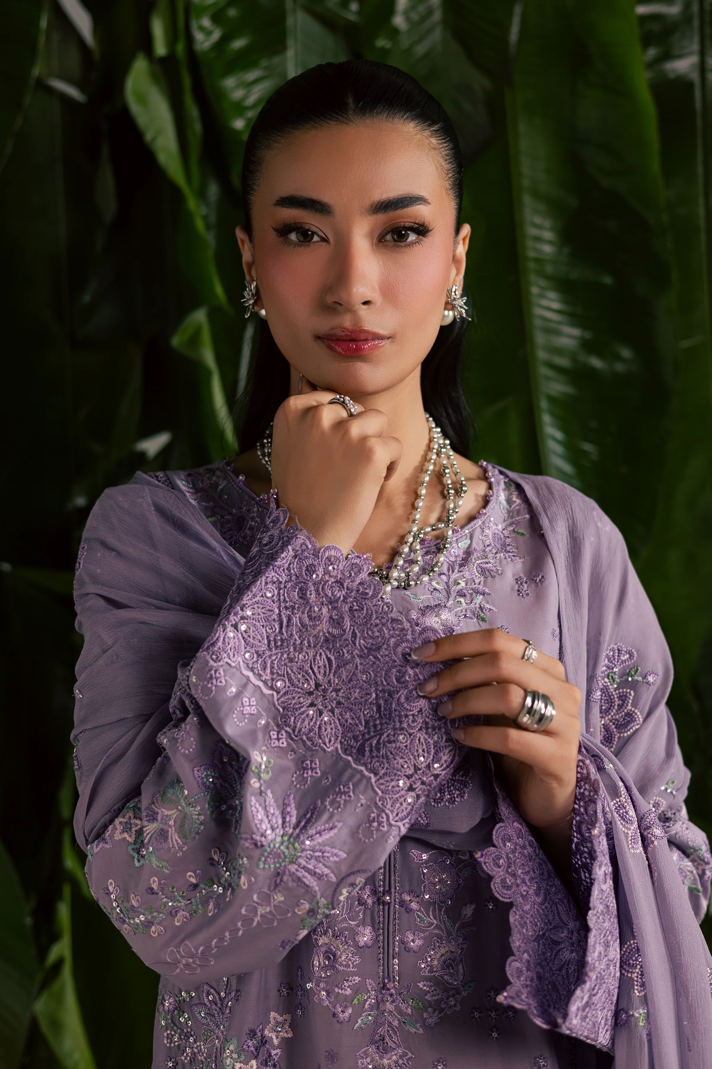 Lavena 3Pc - Festive Embroidered Lawn - Image 4