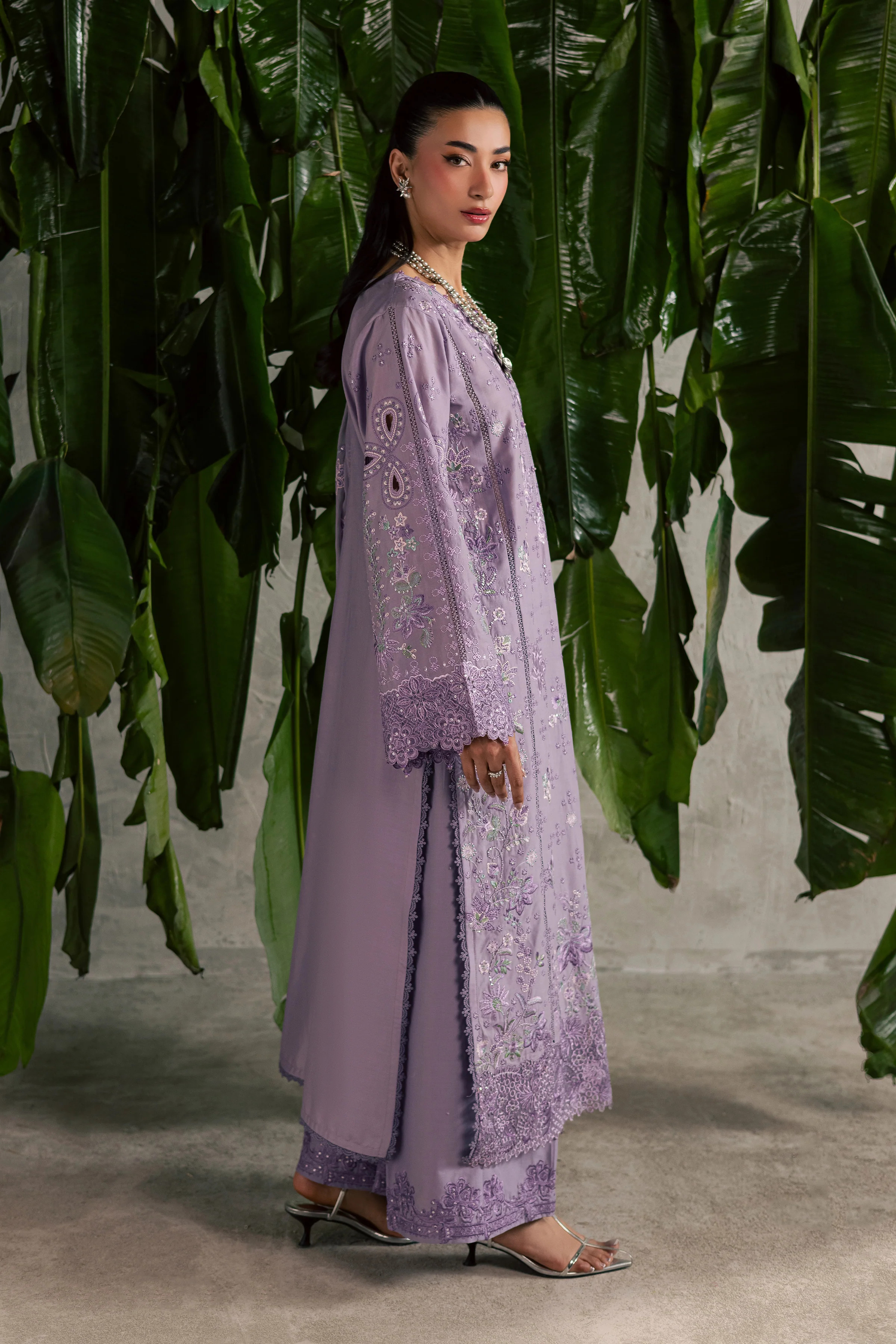 Lavena 3Pc - Festive Embroidered Lawn - Image 5