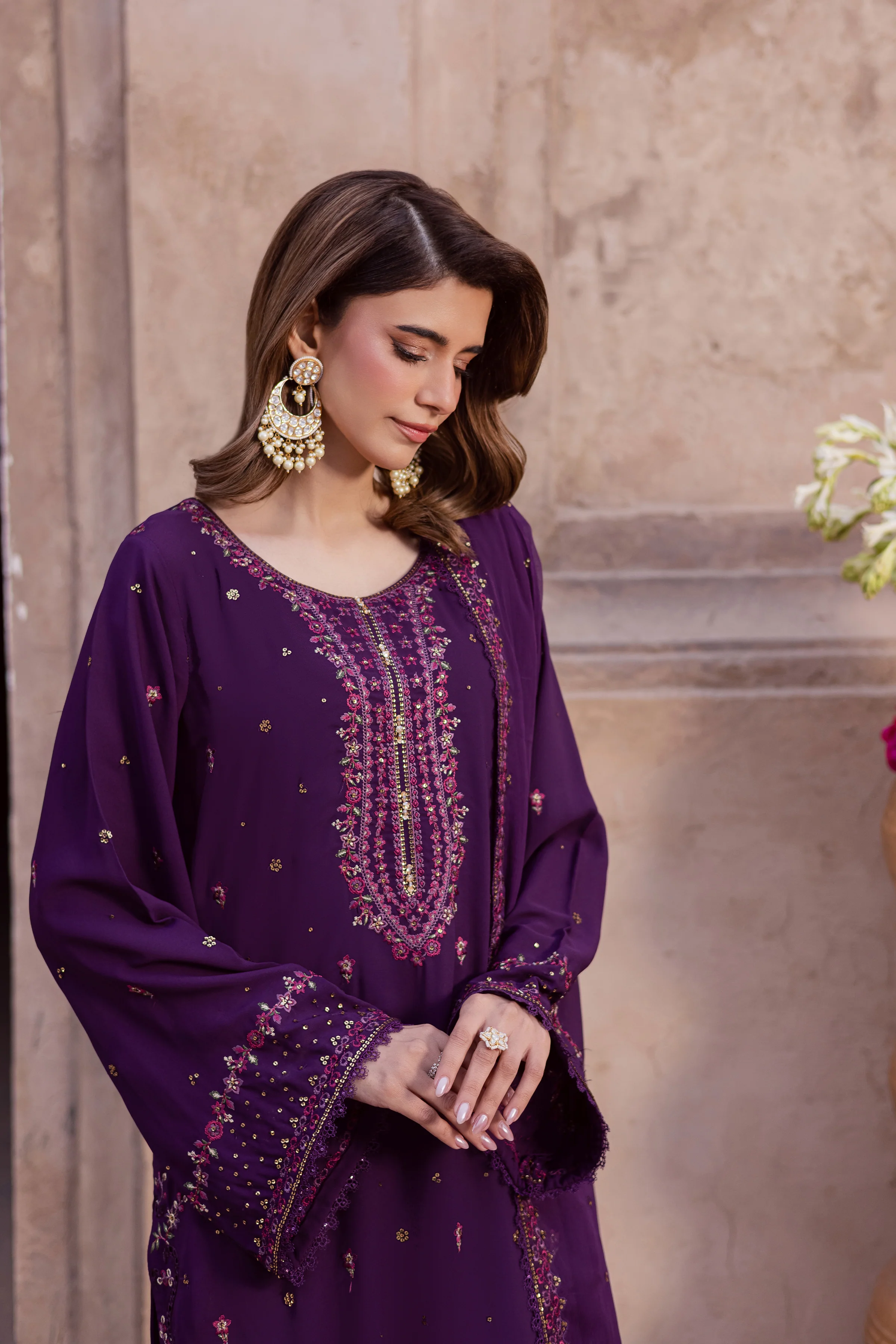 Leaam 3Pc - Festive Luxe Pret - Image 3