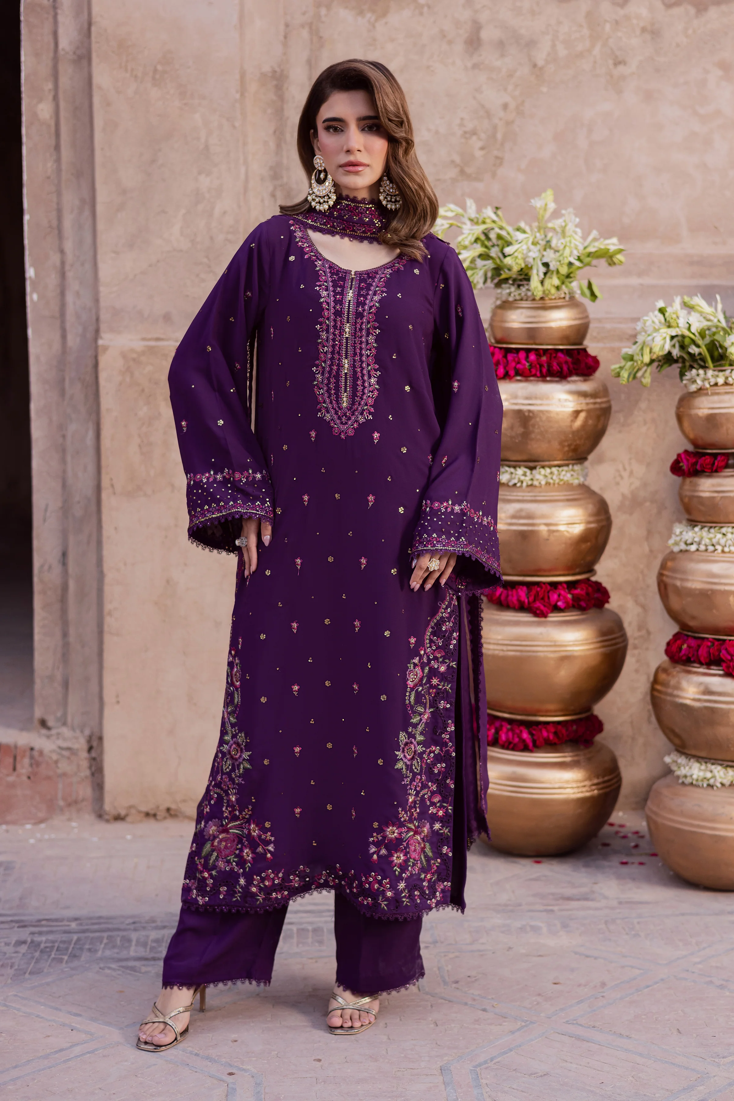 Leaam 3Pc - Festive Luxe Pret - Image 4