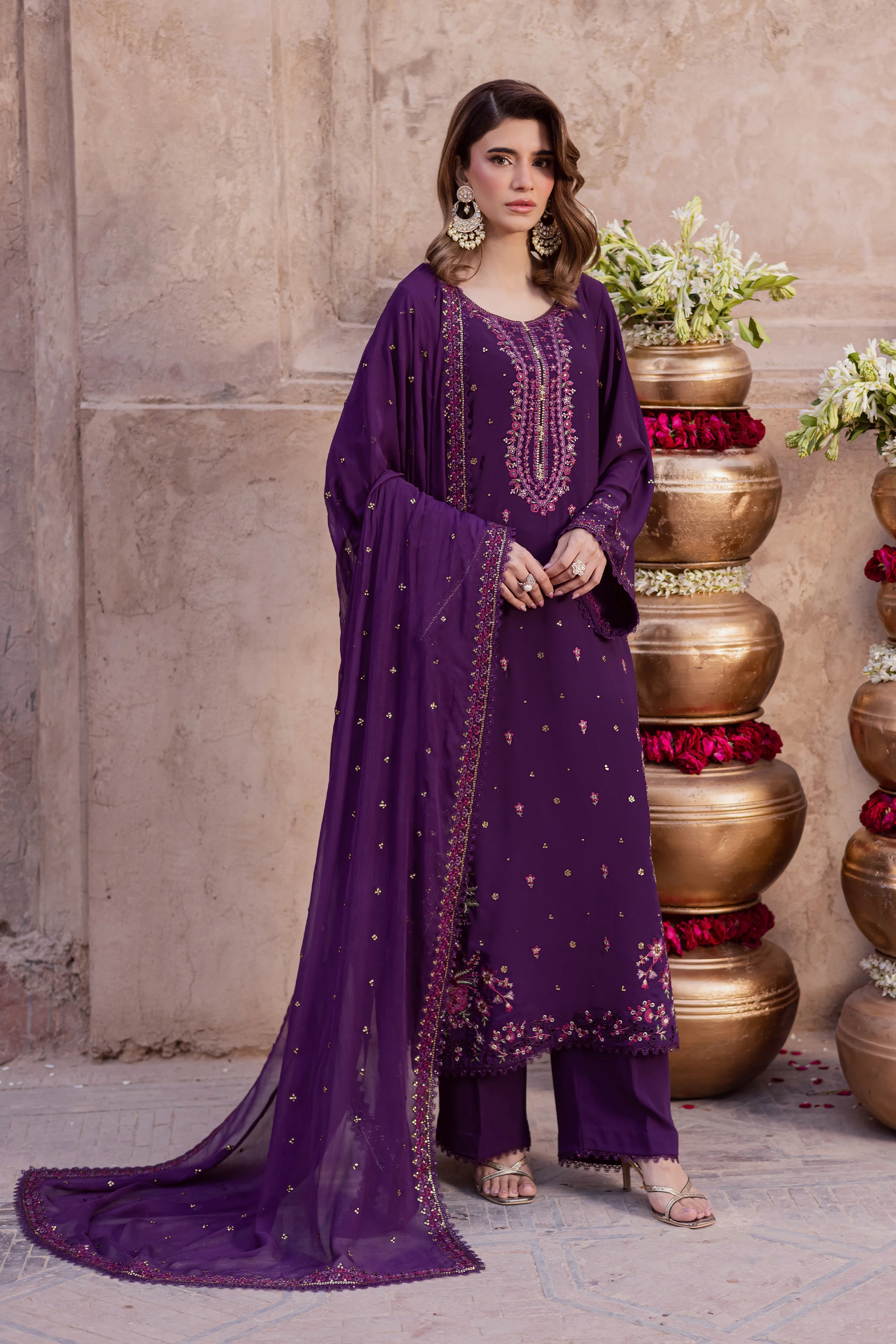 Leaam 3Pc - Festive Luxe Pret - Image 5