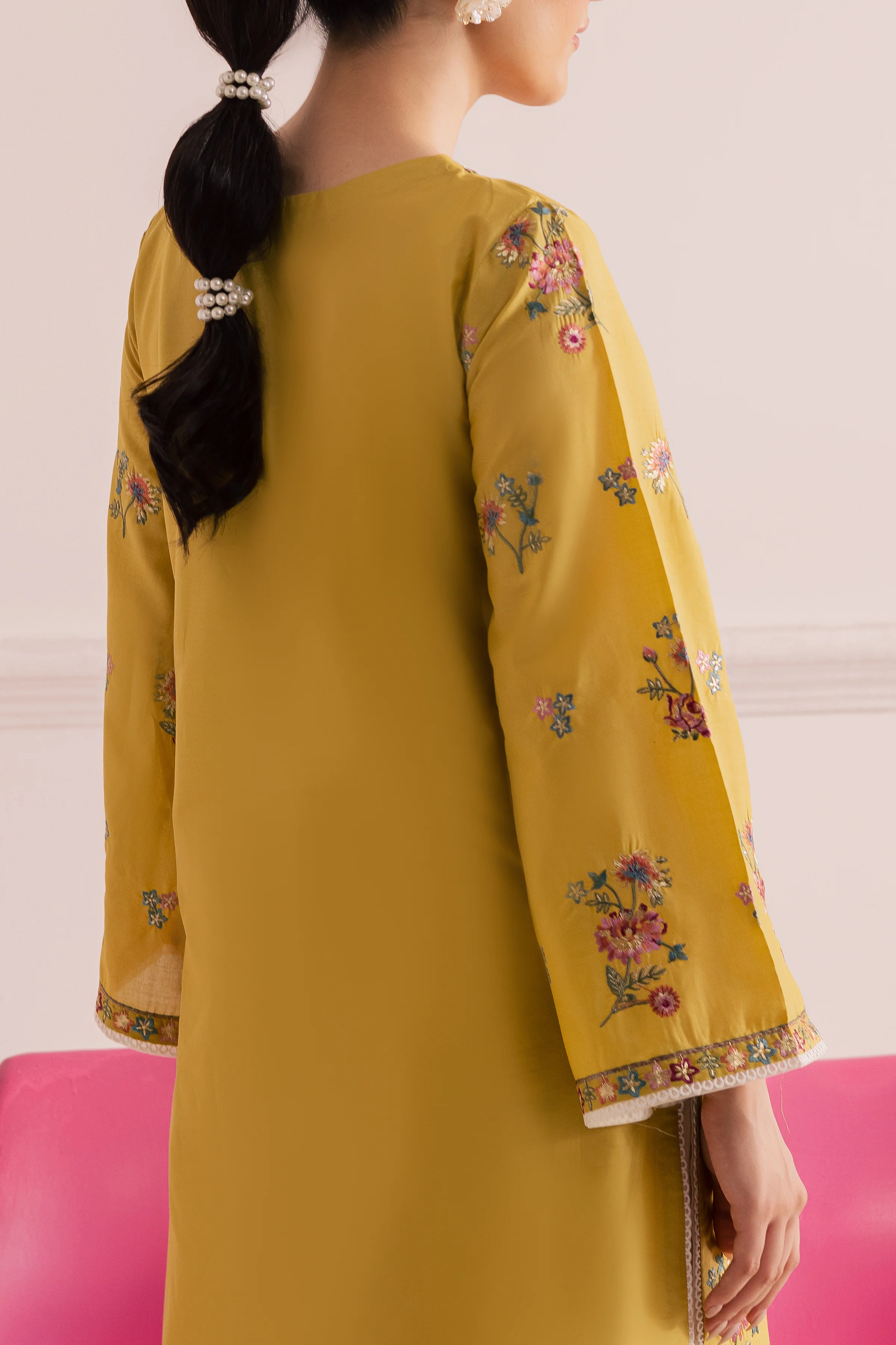 Lemon Cake 2Pc - Embroidered Casual Pret - Image 8