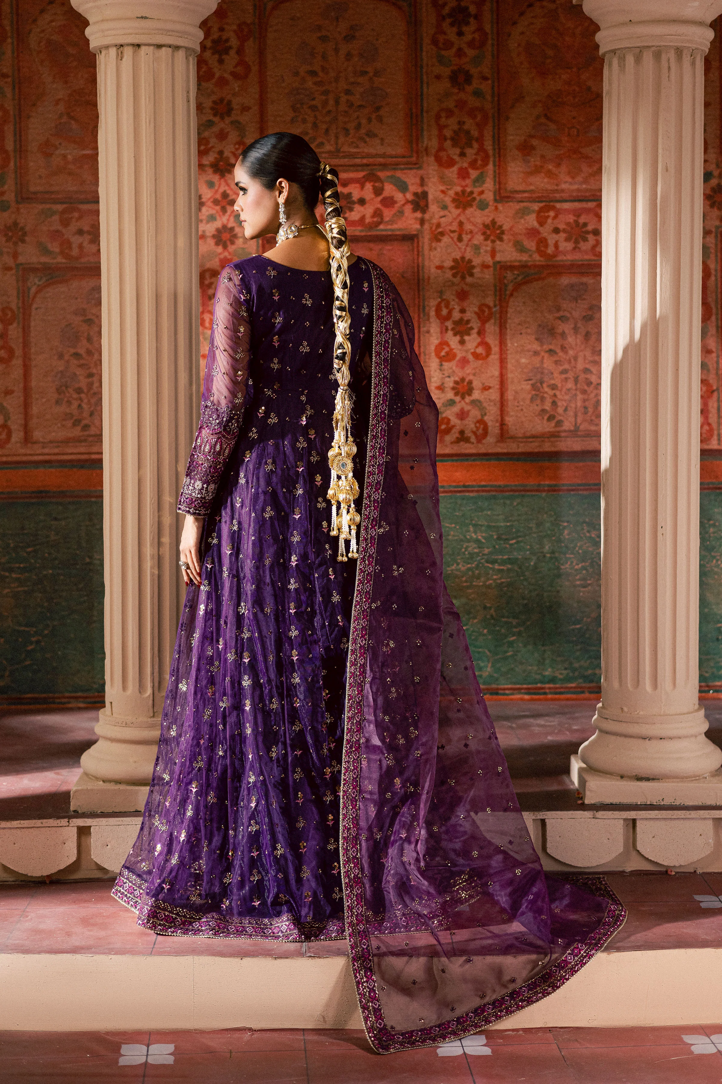 Leya 3Pc - Luxury Wedding Frock - Image 11