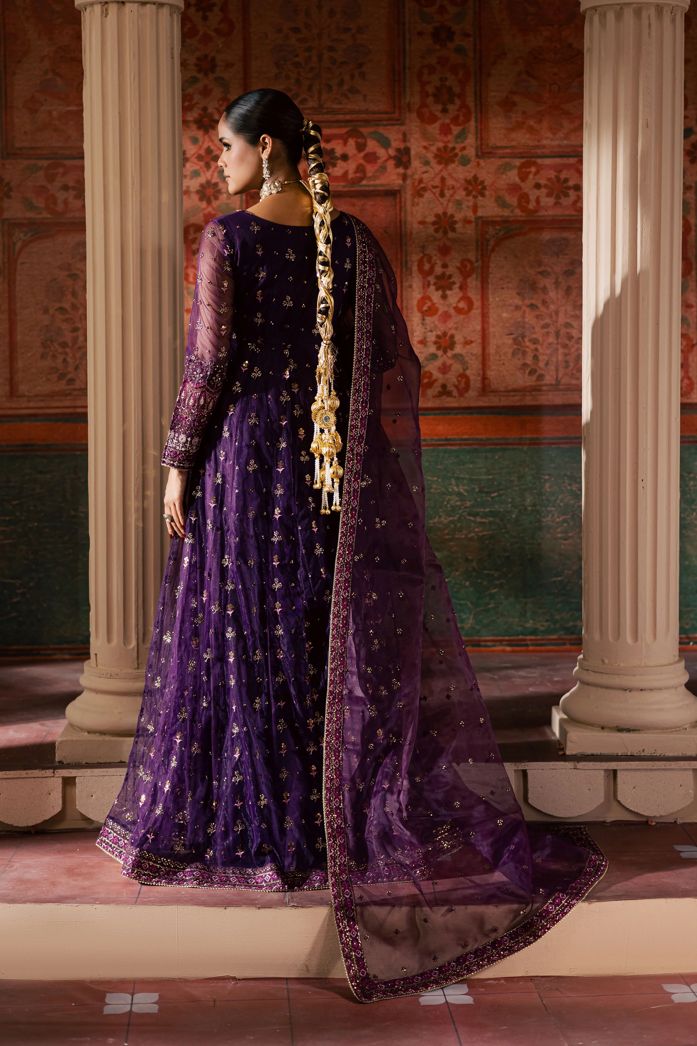 Leya 3Pc - Luxury Wedding Frock - Image 13