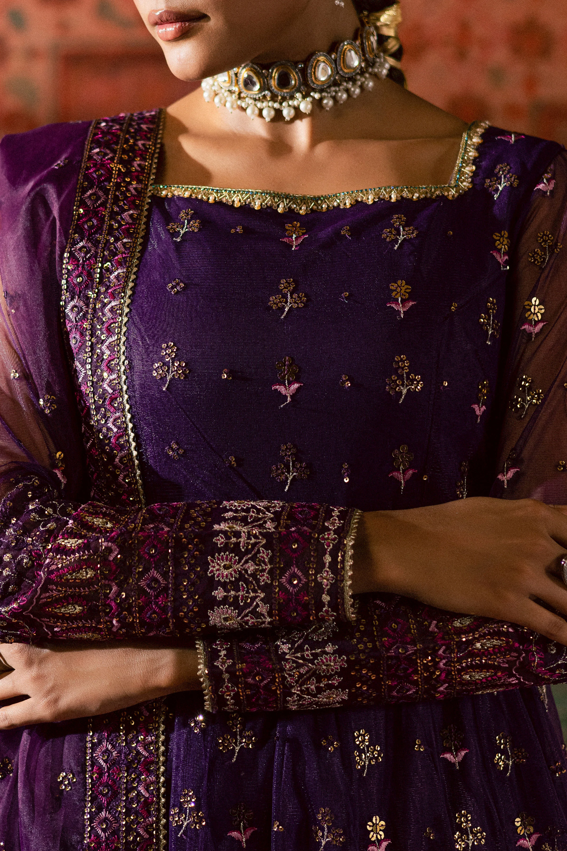 Leya 3Pc - Luxury Wedding Frock - Image 14