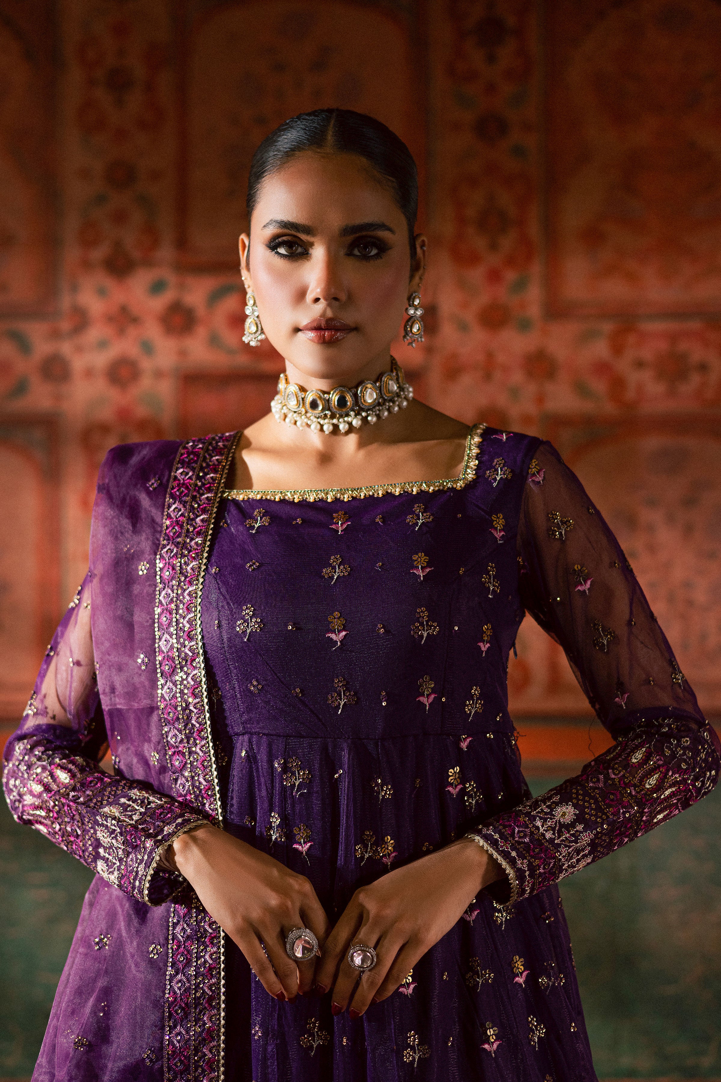 Leya 3Pc - Luxury Wedding Frock - Image 2