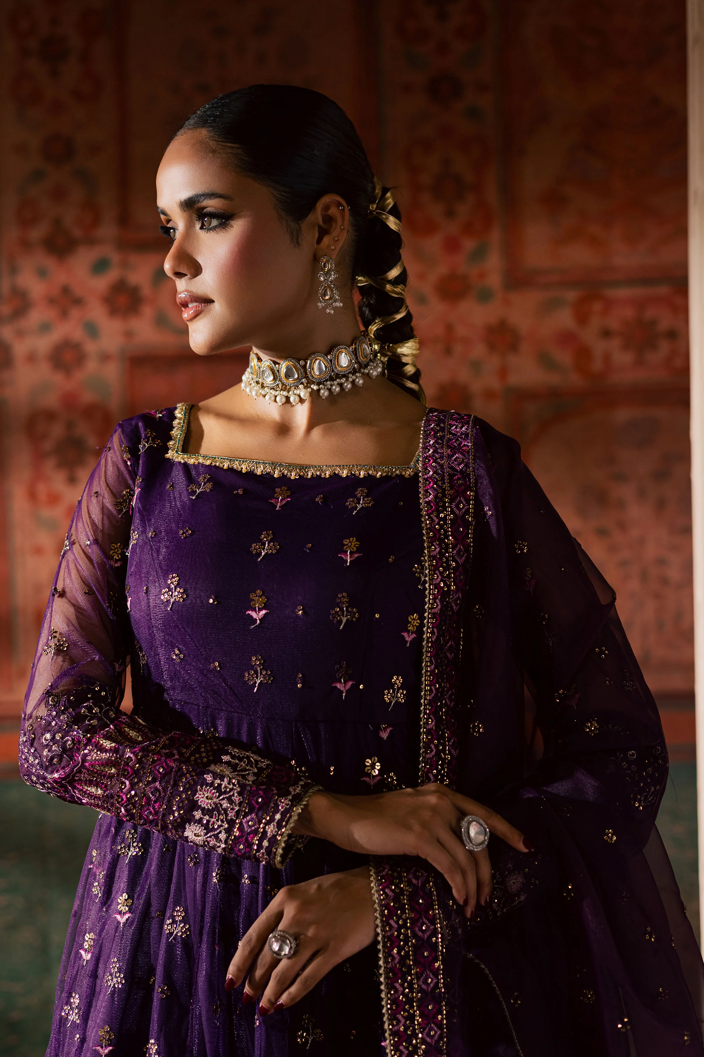 Leya 3Pc - Luxury Wedding Frock - Image 7