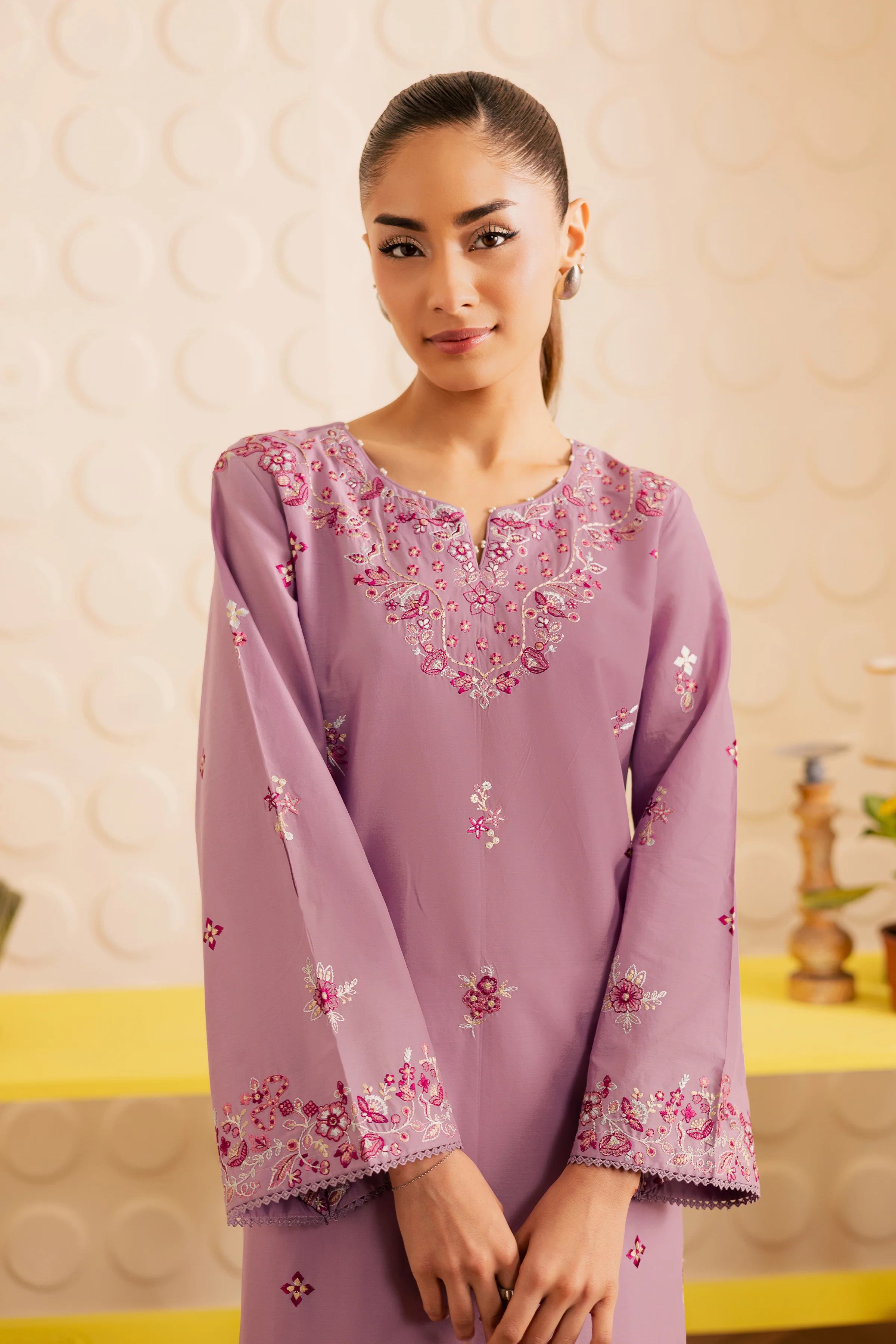 Lilac Dream 2Pc - Embroidered Lawn Pret - Image 2