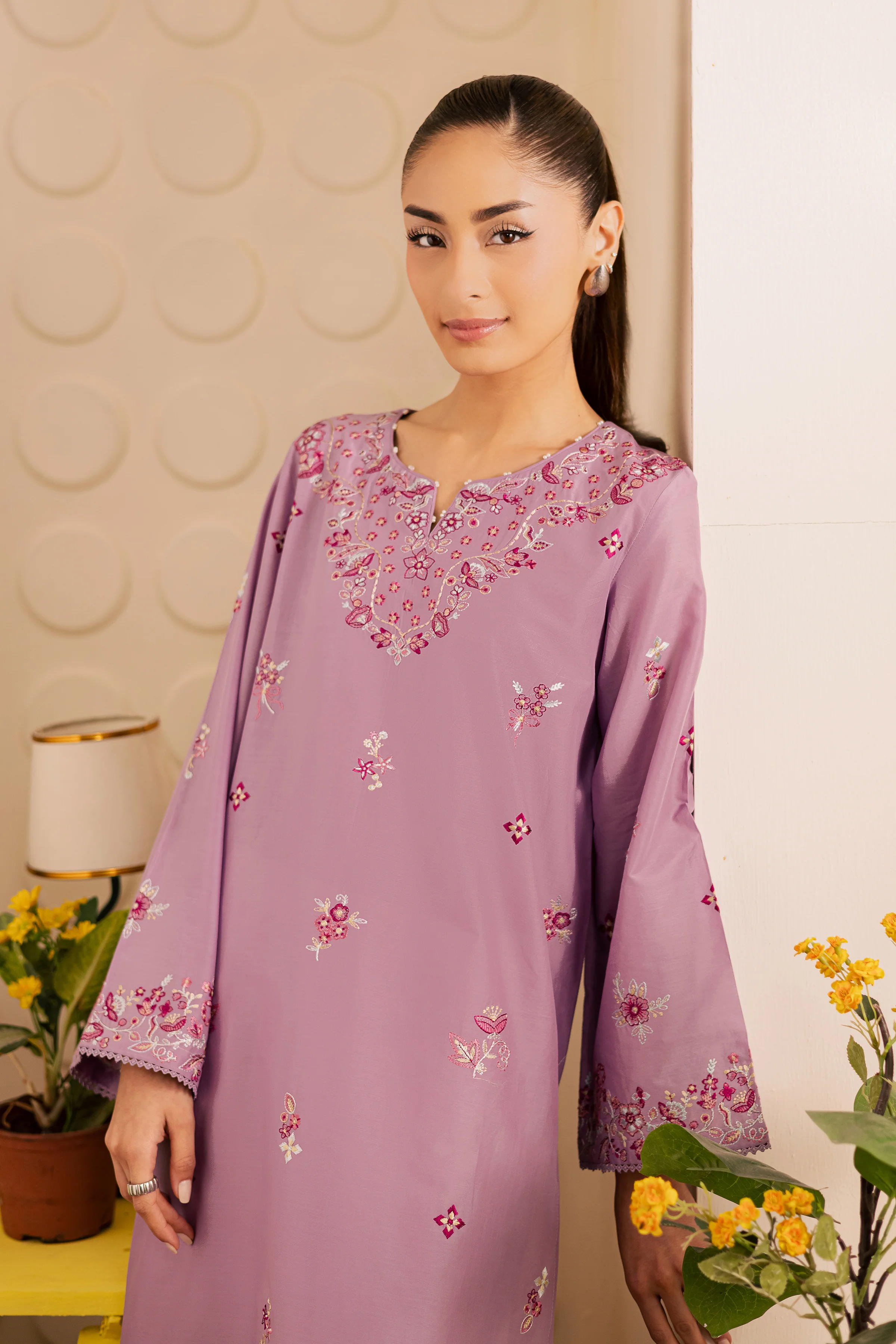 Lilac Dream 2Pc - Embroidered Lawn Pret - Image 3