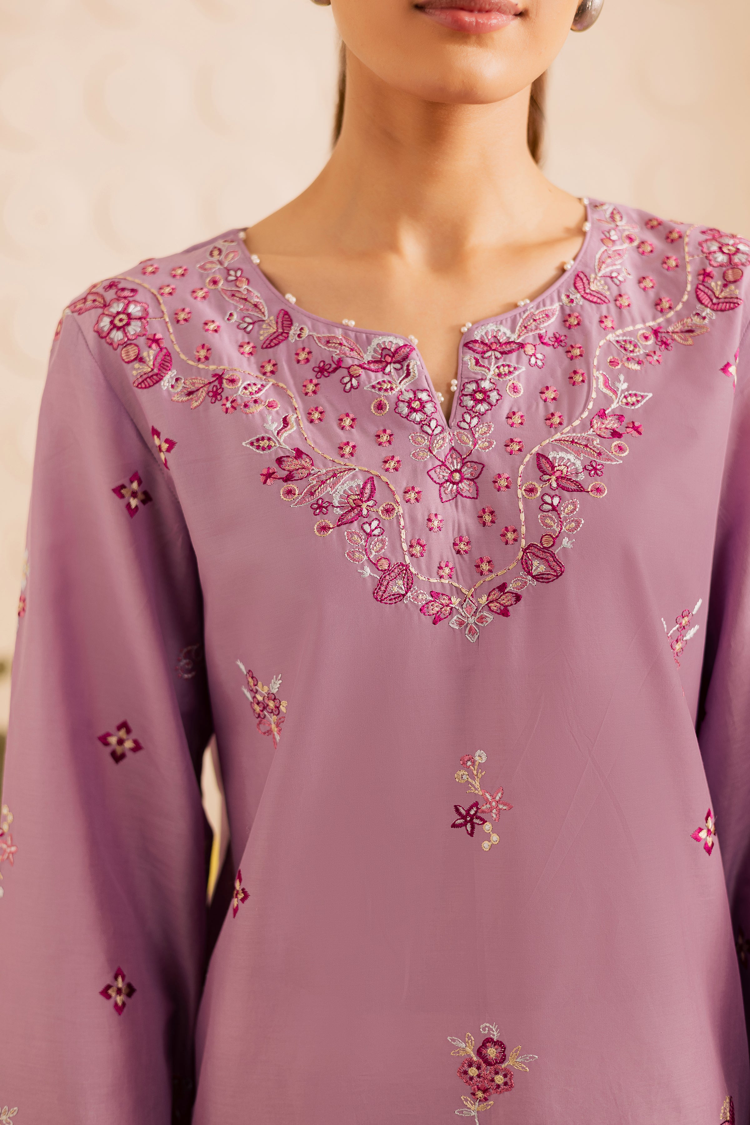 Lilac Dream 2Pc - Embroidered Lawn Pret - Image 7