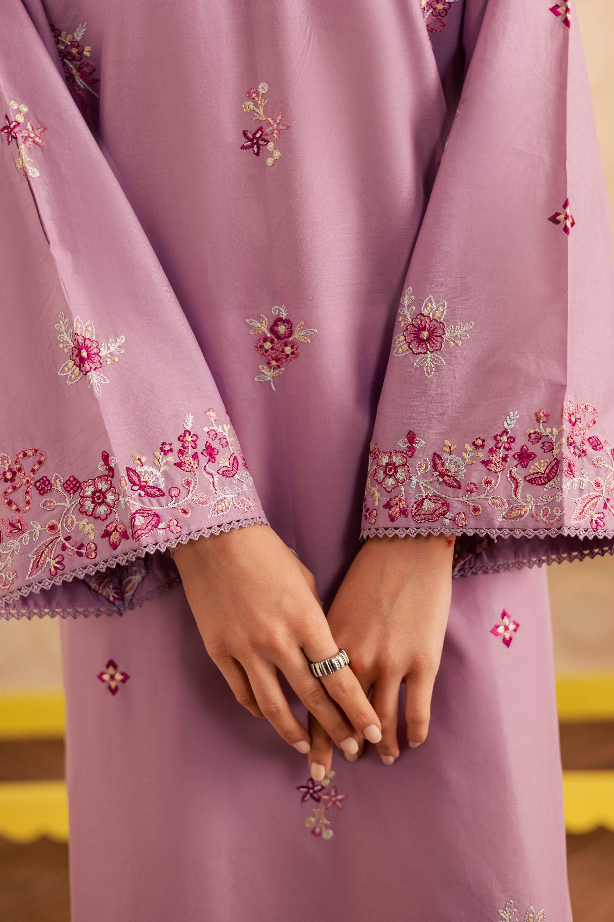 Lilac Dream 2Pc - Embroidered Lawn Pret - Image 8